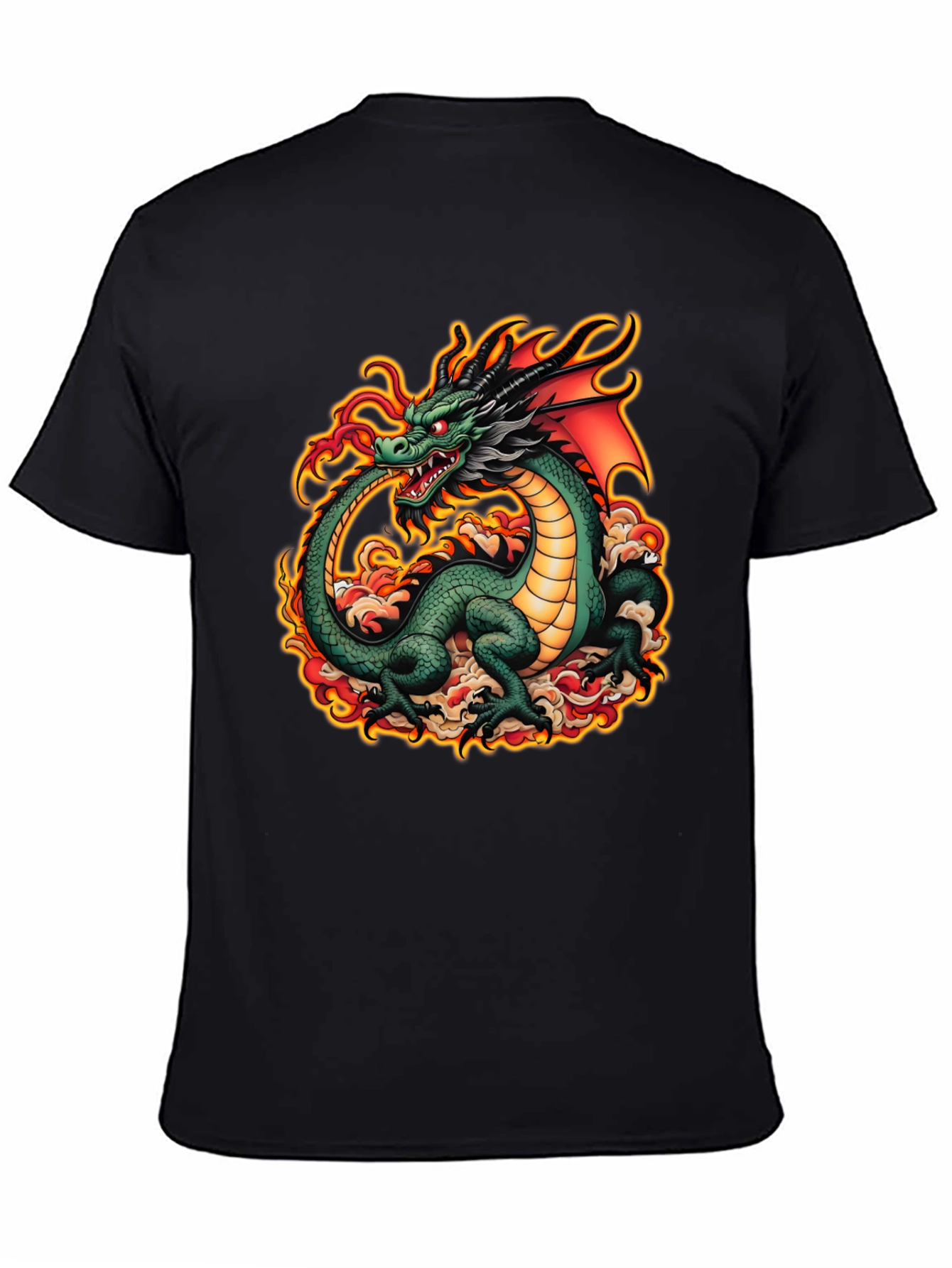 Dragon Graphic Tee - Bold Fantasy Design