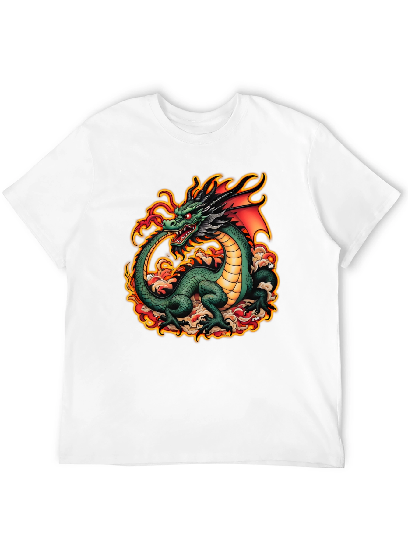 Dragon Graphic Tee - Bold Fantasy Design