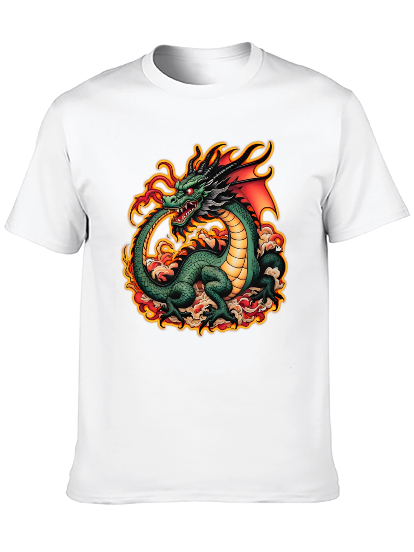 Dragon Graphic Tee - Bold Fantasy Design