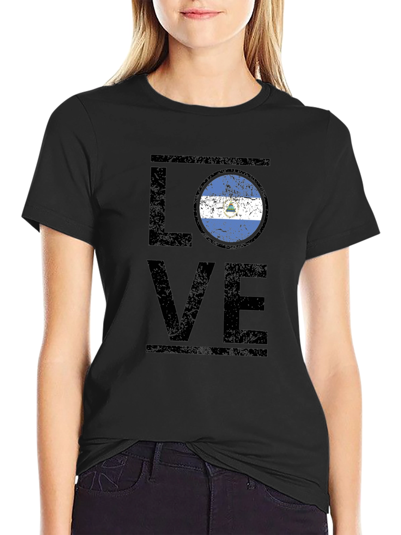 El Salvador LOVE T-Shirt - Distressed Graphic Tee