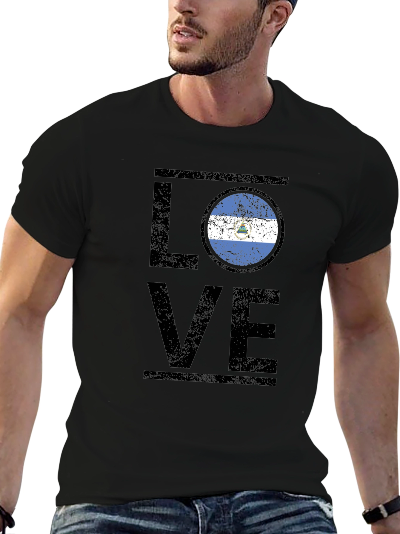 El Salvador LOVE T-Shirt - Distressed Graphic Tee