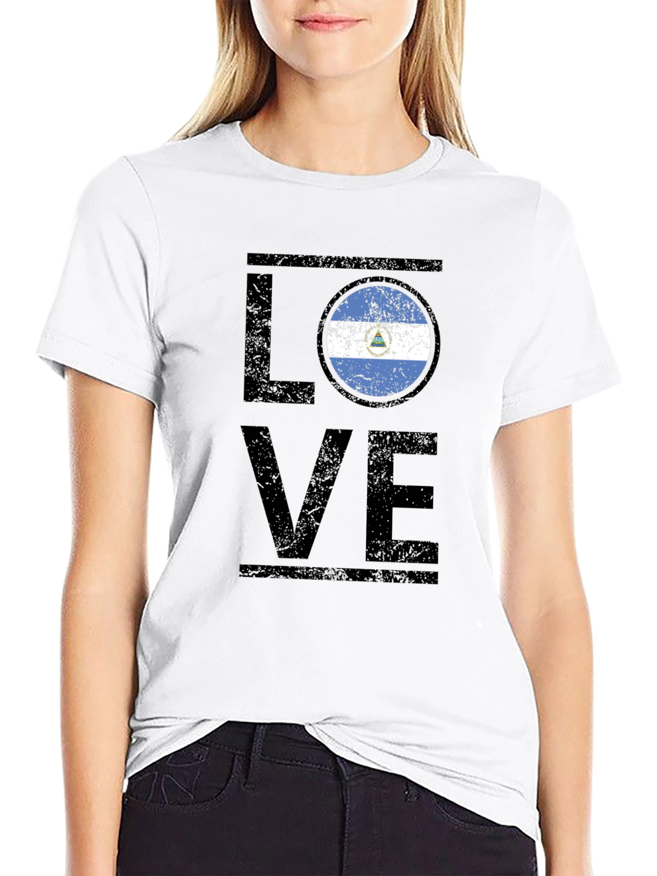 El Salvador LOVE T-Shirt - Distressed Graphic Tee
