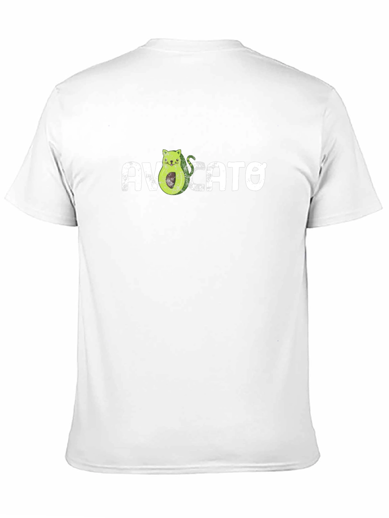 Avocato Pun Graphic T-Shirt - Cute Cat Avocado Tee