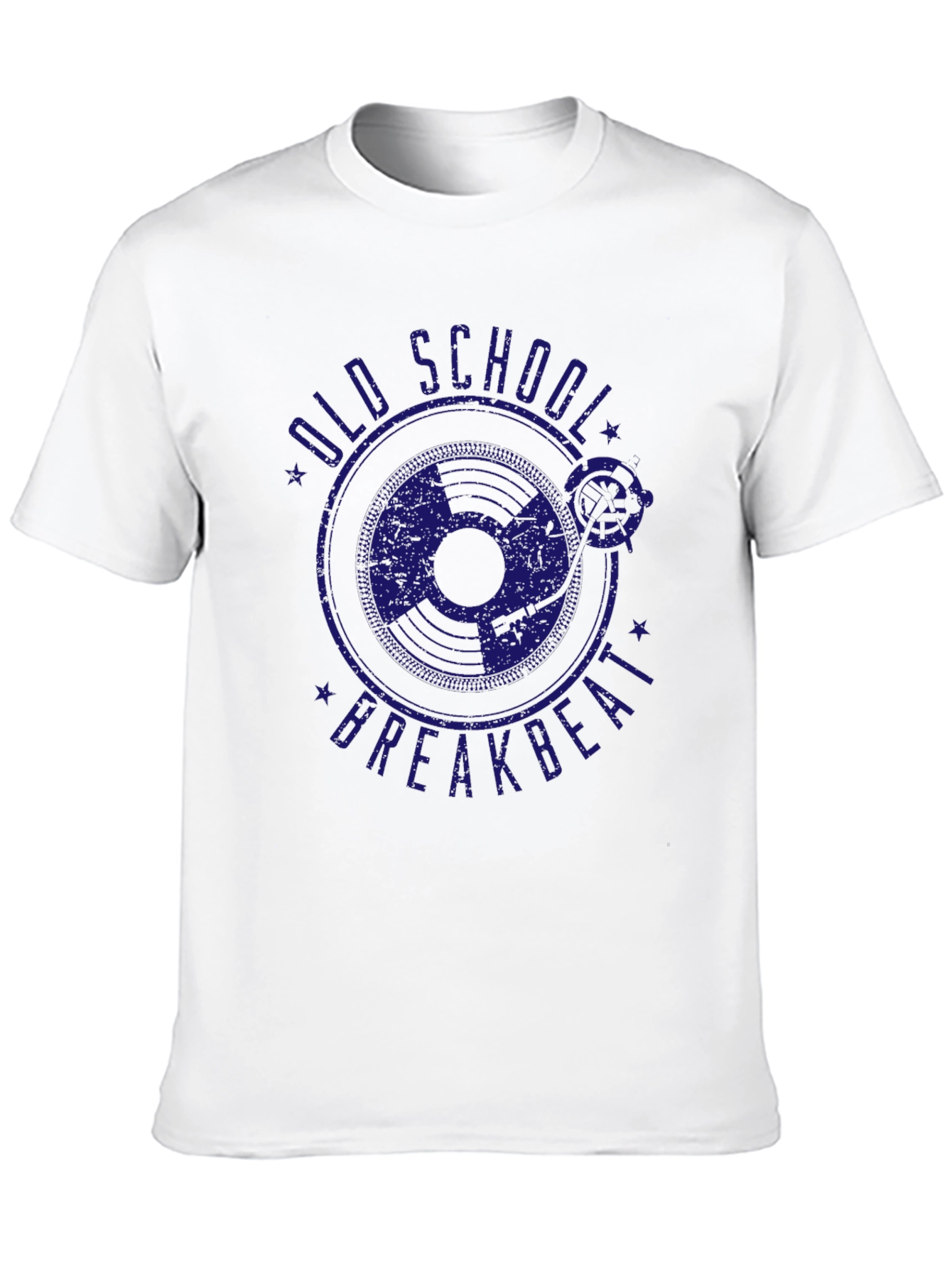 Old School Breakbeat Black Graphic Tee