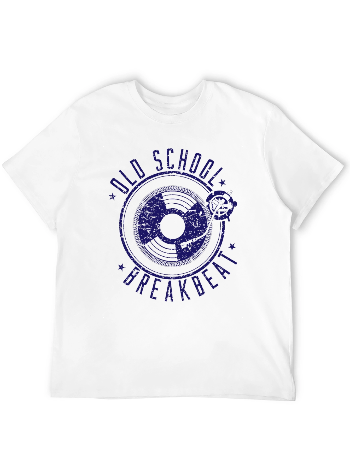 Old School Breakbeat Black Graphic Tee