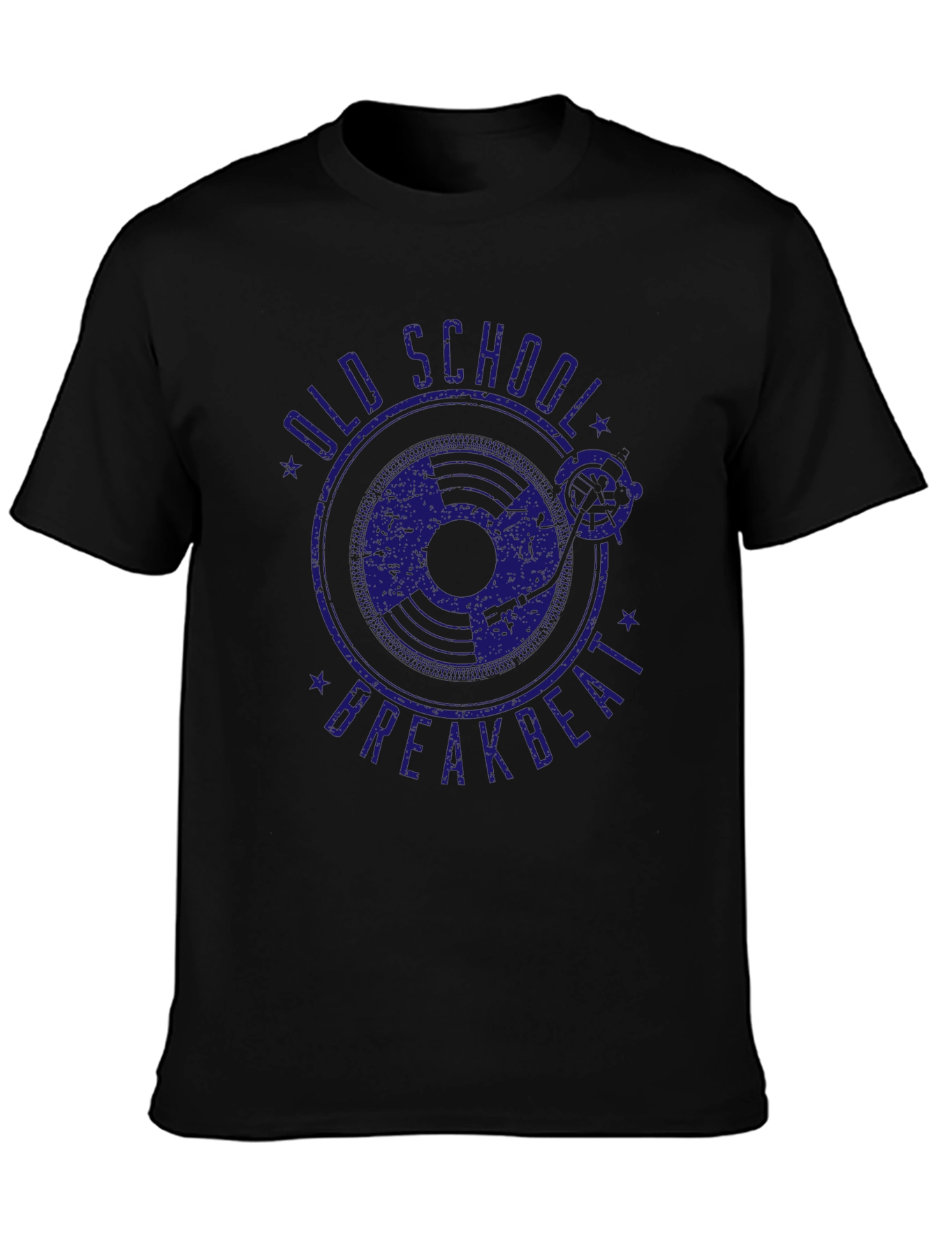 Old School Breakbeat Black Graphic Tee
