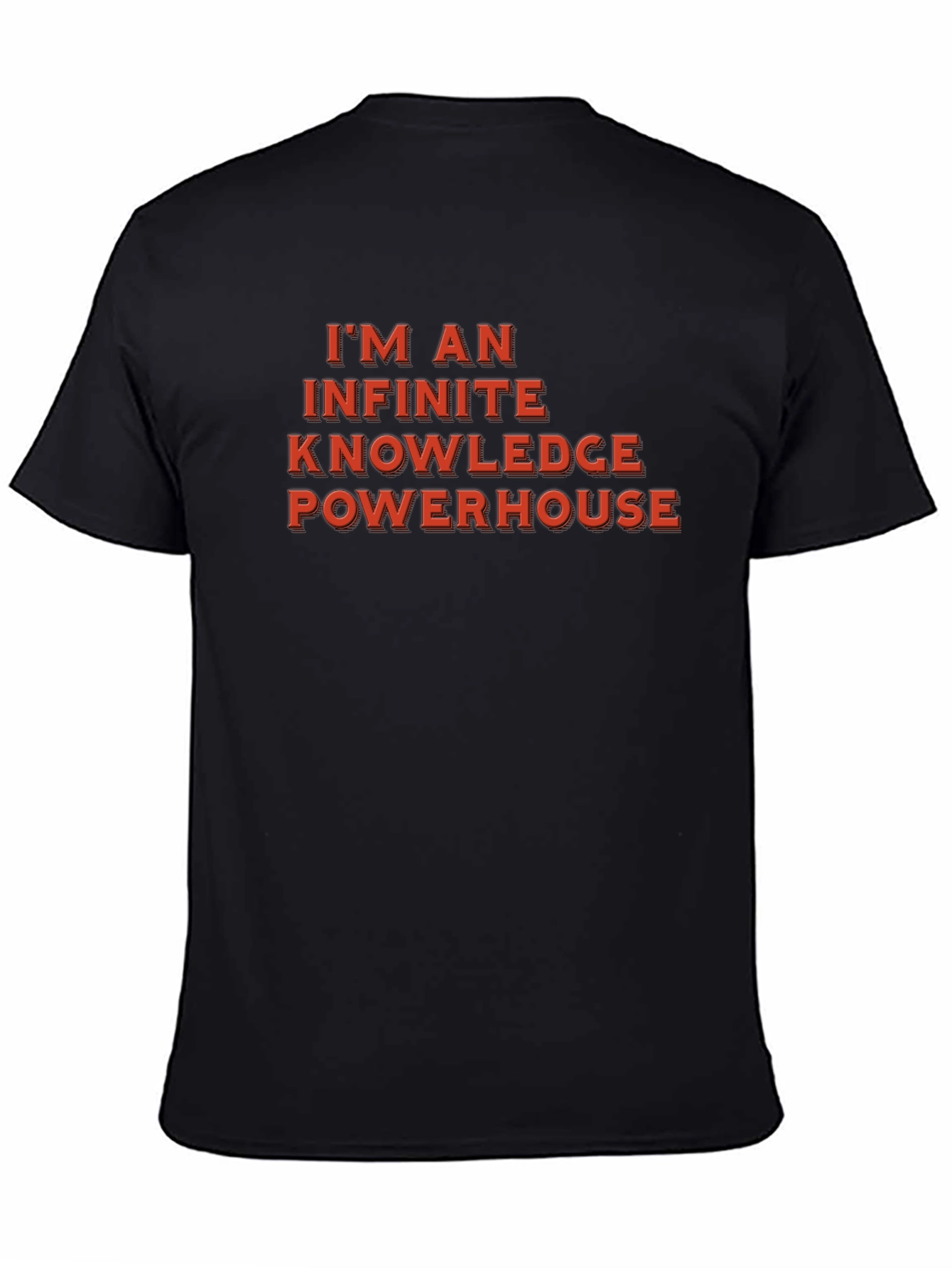 Infinite Knowledge Powerhouse Black T-Shirt