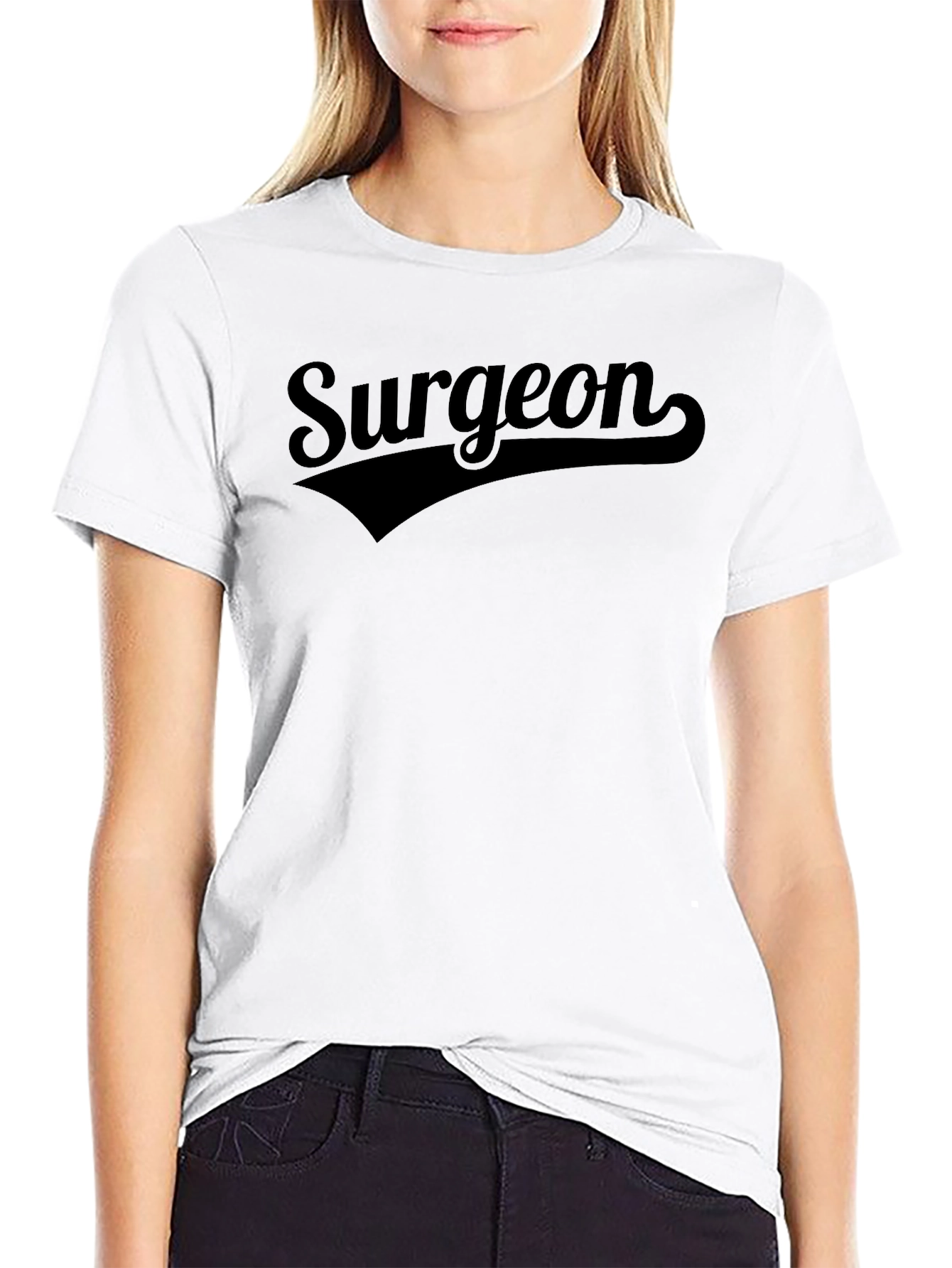 Surgeon T-Shirt - Black Cotton Tee