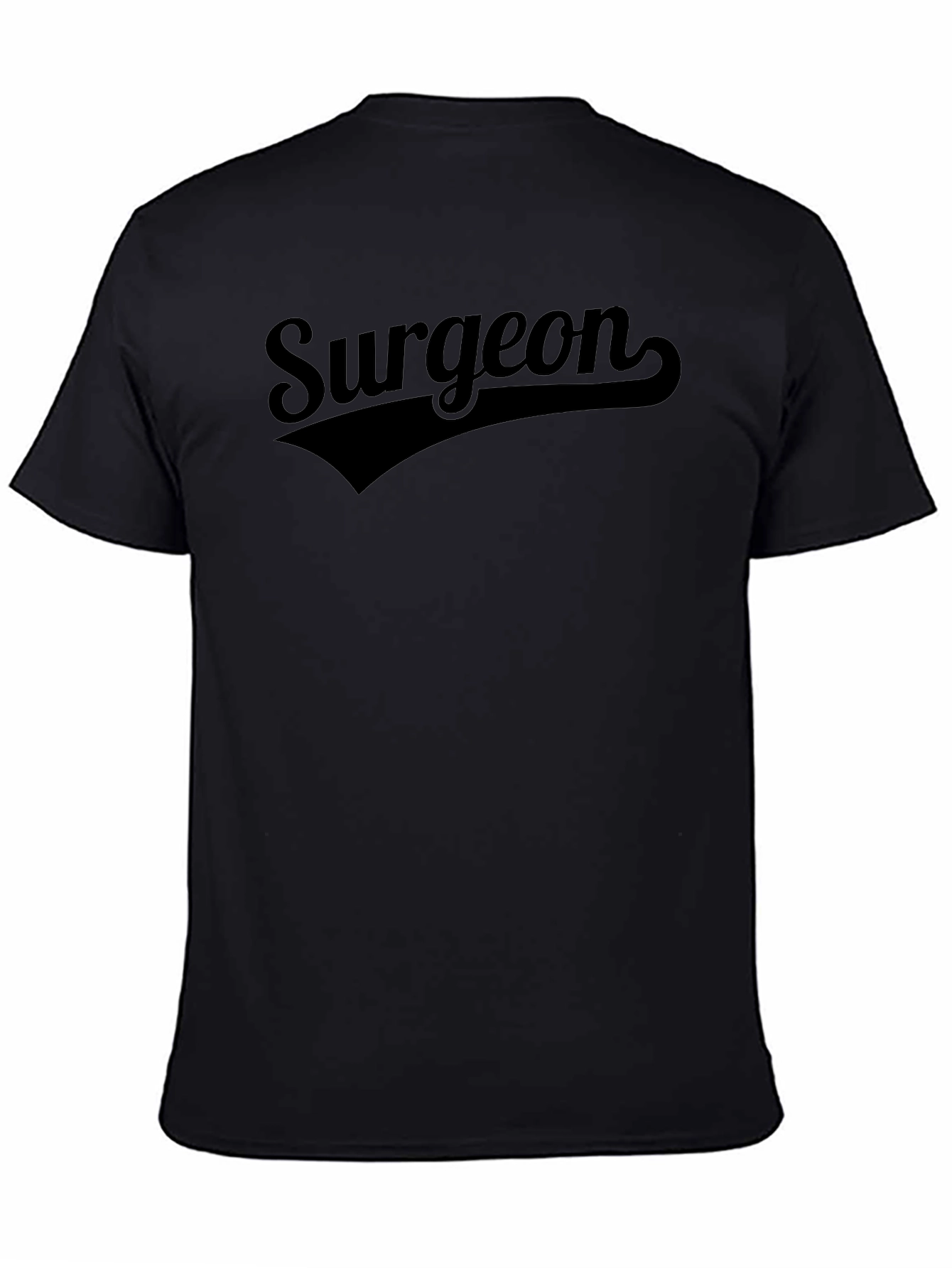 Surgeon T-Shirt - Black Cotton Tee