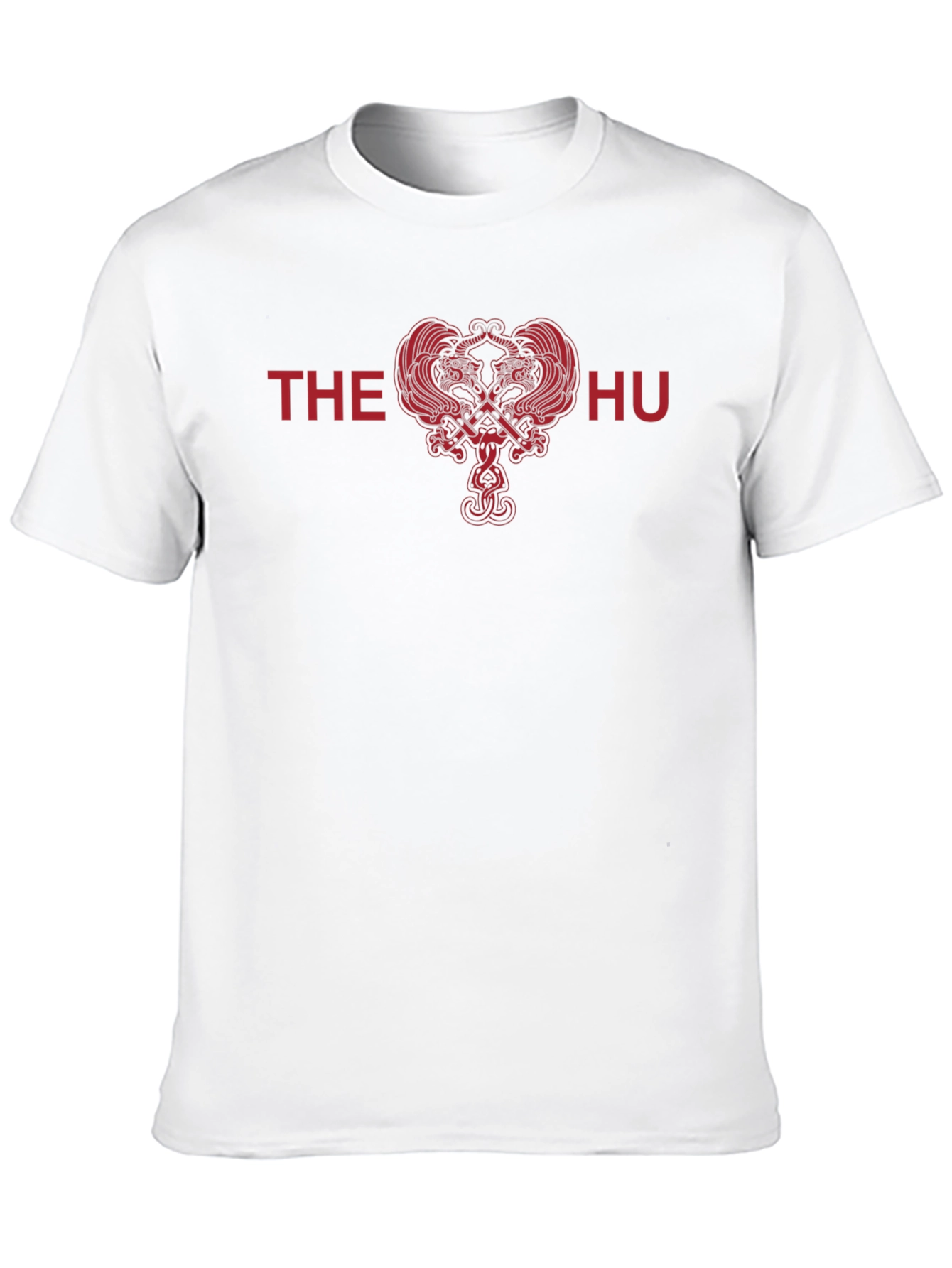The HU Band Black T-Shirt - Red Graphic