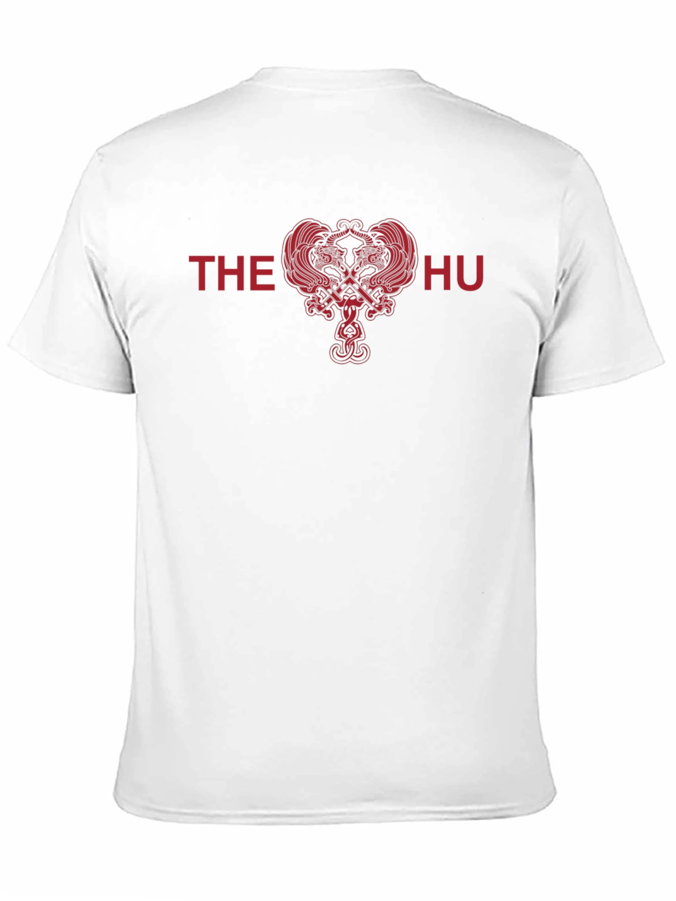The HU Band Black T-Shirt - Red Graphic