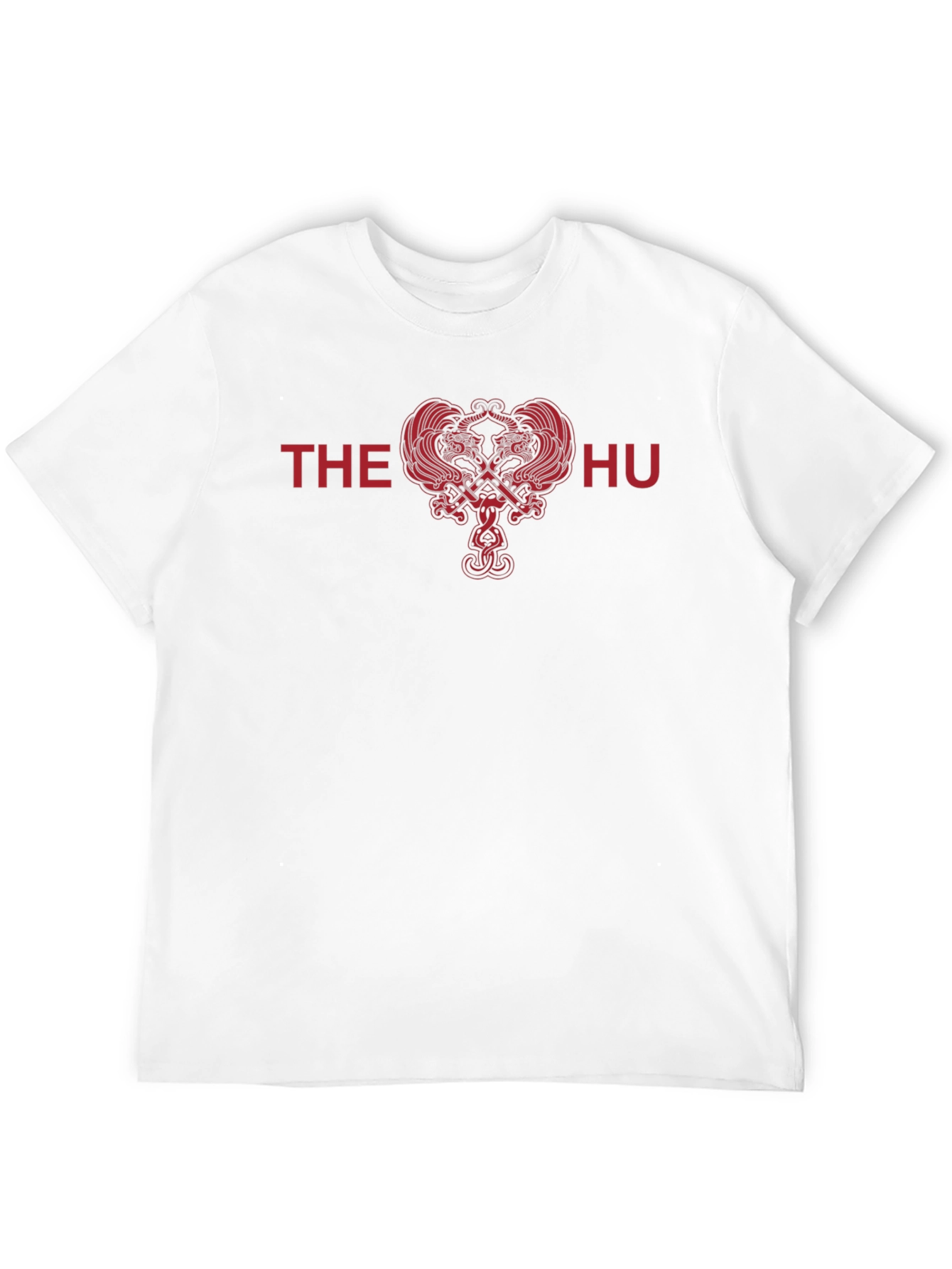 The HU Band Black T-Shirt - Red Graphic