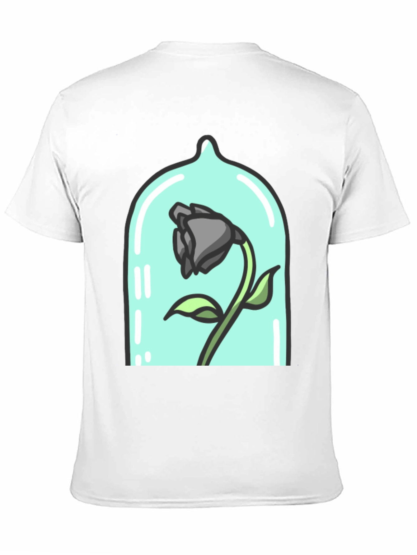 Enchanted Rose Graphic Tee - Dark Bloom