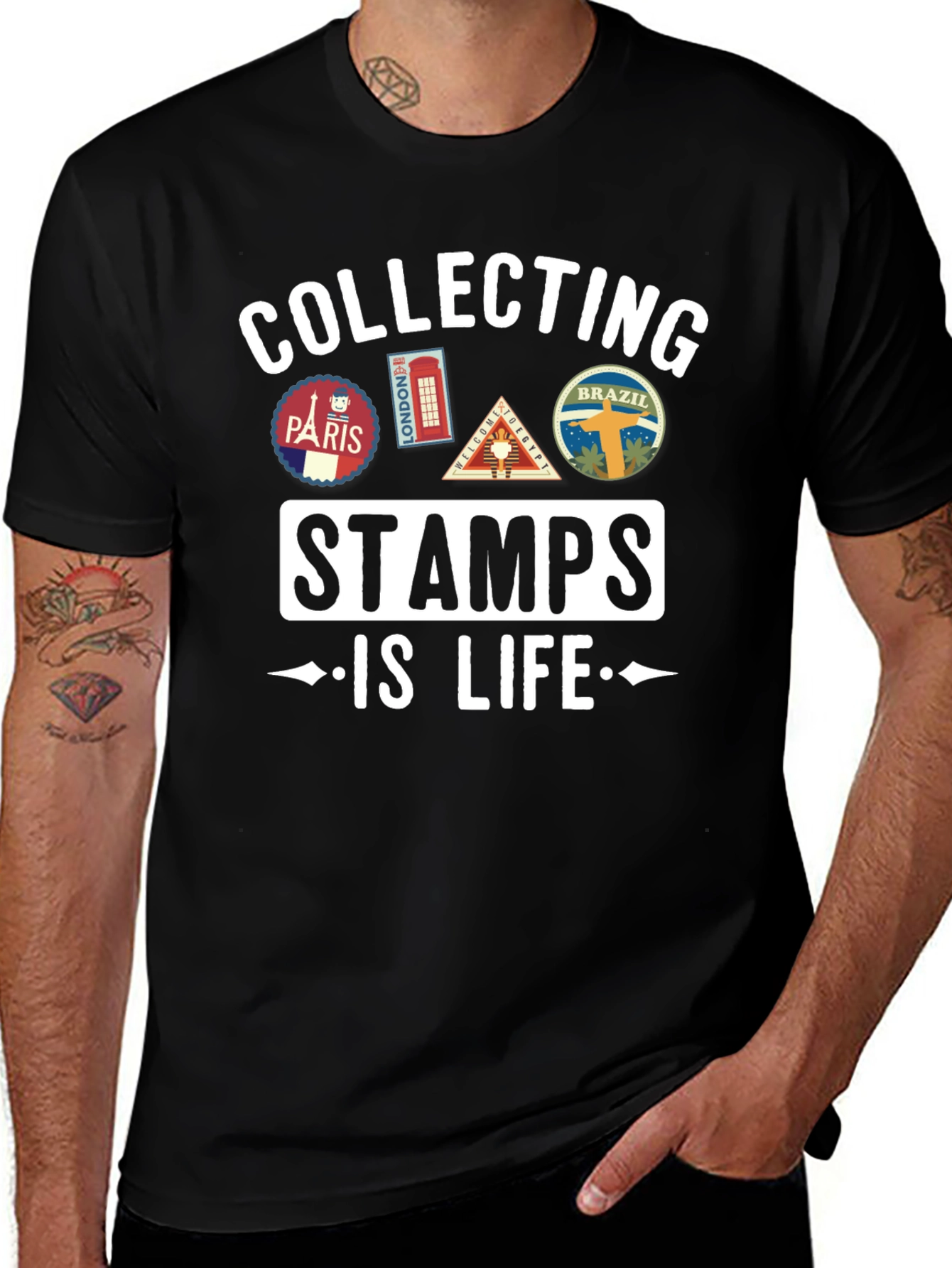 Collecting Stamps is Life T-Shirt