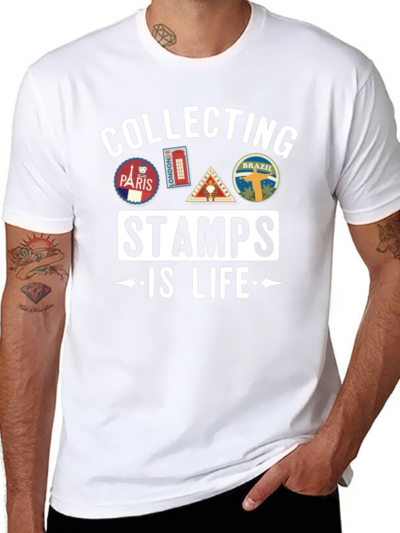 Collecting Stamps is Life T-Shirt
