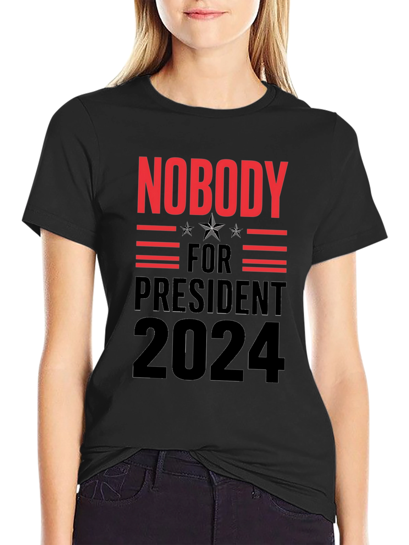 Nobody for President 2024 Graphic Tee