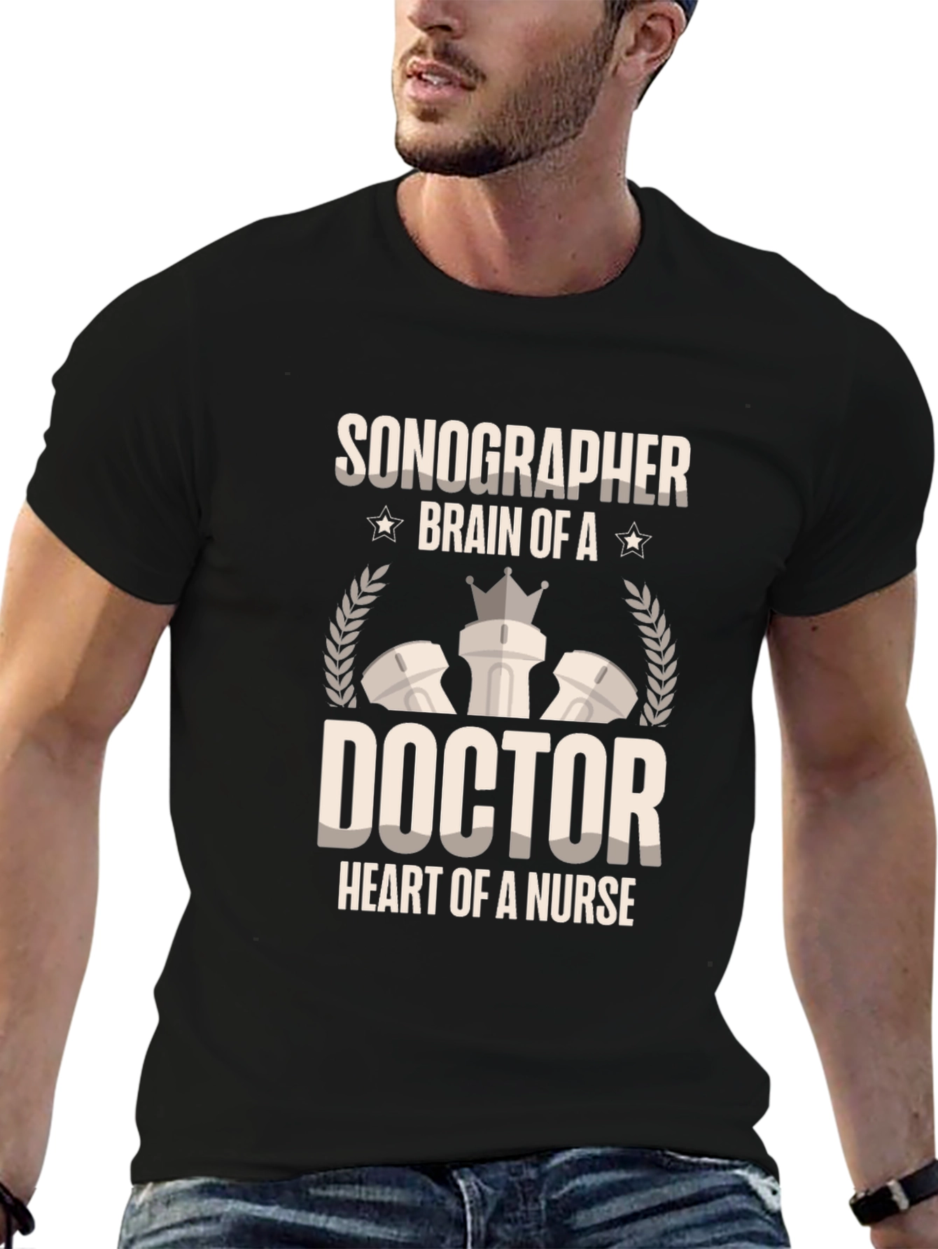 Sonographer Doctor Nurse Graphic T-Shirt