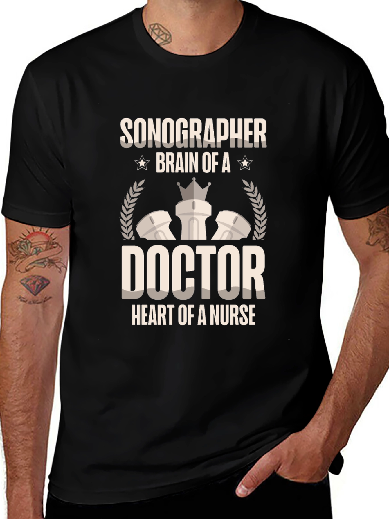 Sonographer Doctor Nurse Graphic T-Shirt