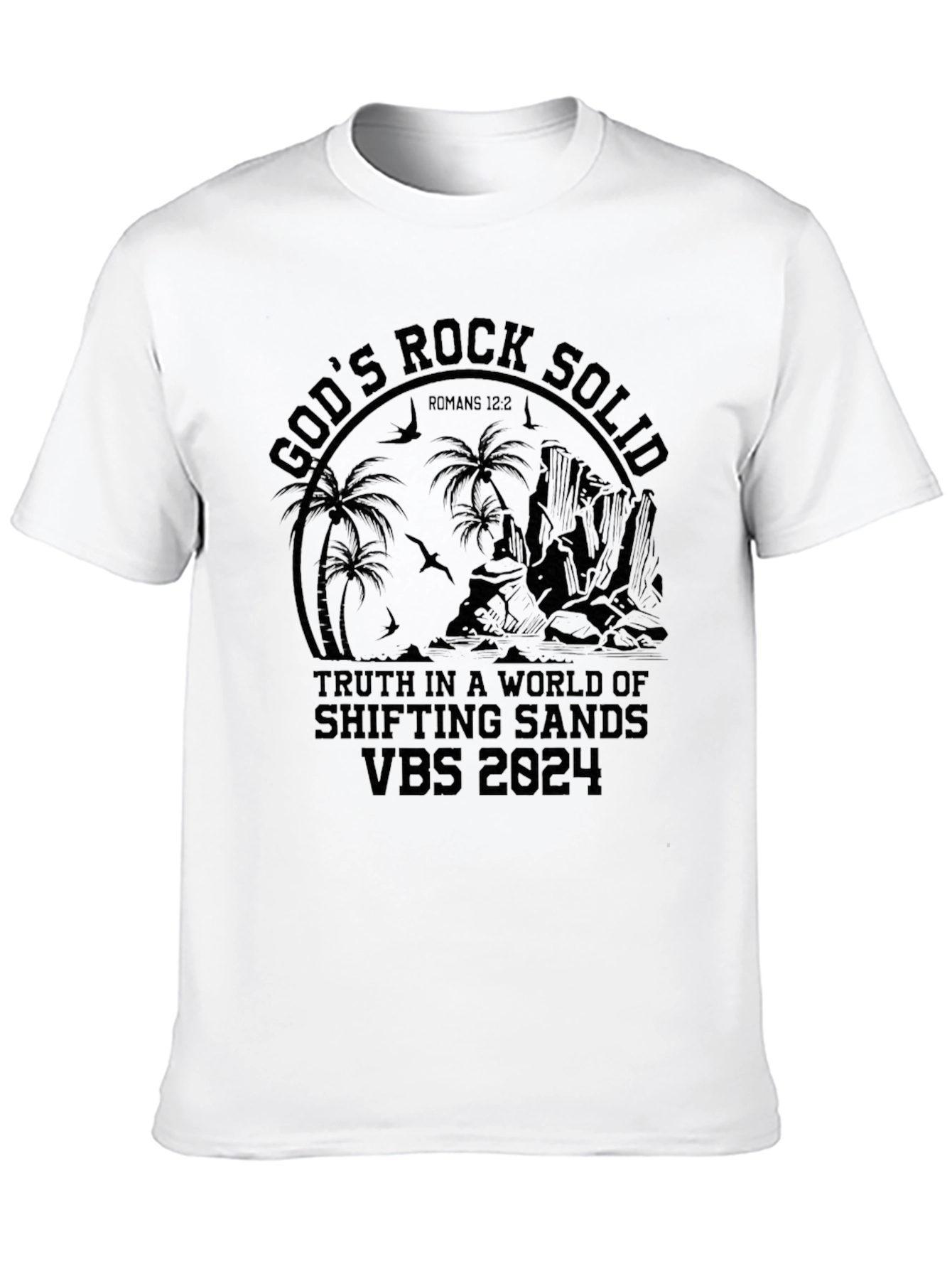 Gods Rock Solid Black T-Shirt VBS 2024