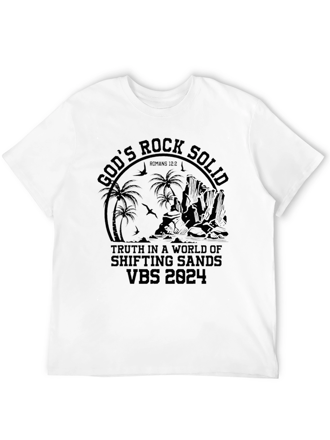 Gods Rock Solid Black T-Shirt VBS 2024