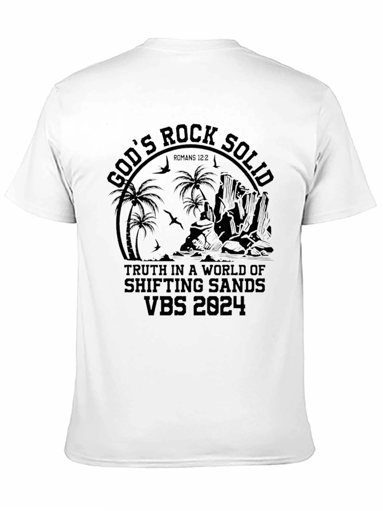 Gods Rock Solid Black T-Shirt VBS 2024