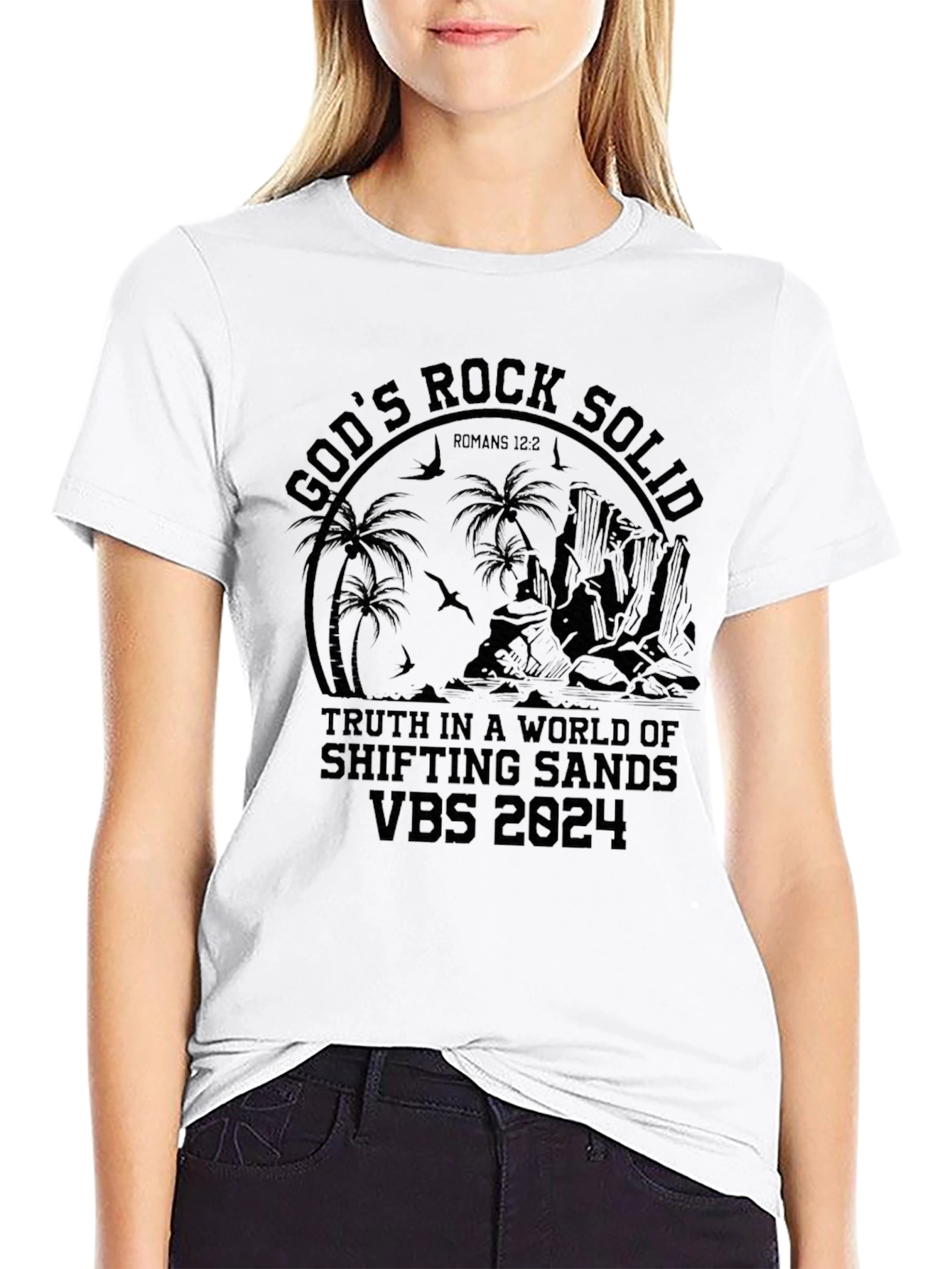 Gods Rock Solid Black T-Shirt VBS 2024