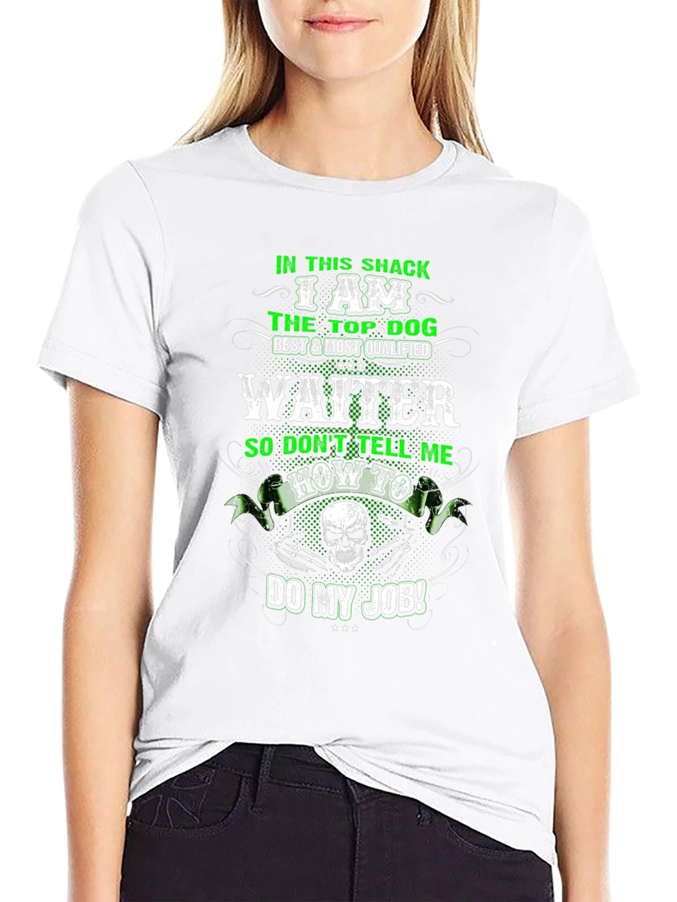 Waiter T-Shirt: Top Dog Design