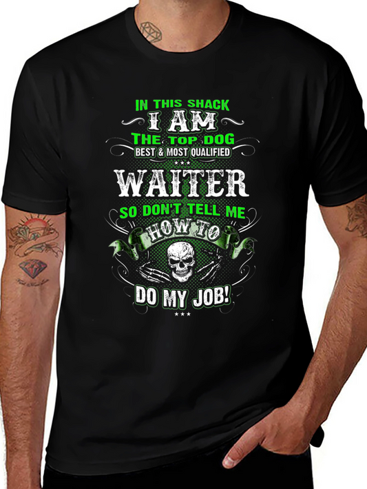 Waiter T-Shirt: Top Dog Design