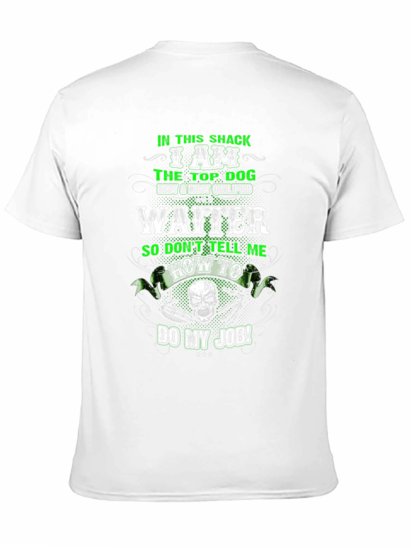Waiter T-Shirt: Top Dog Design