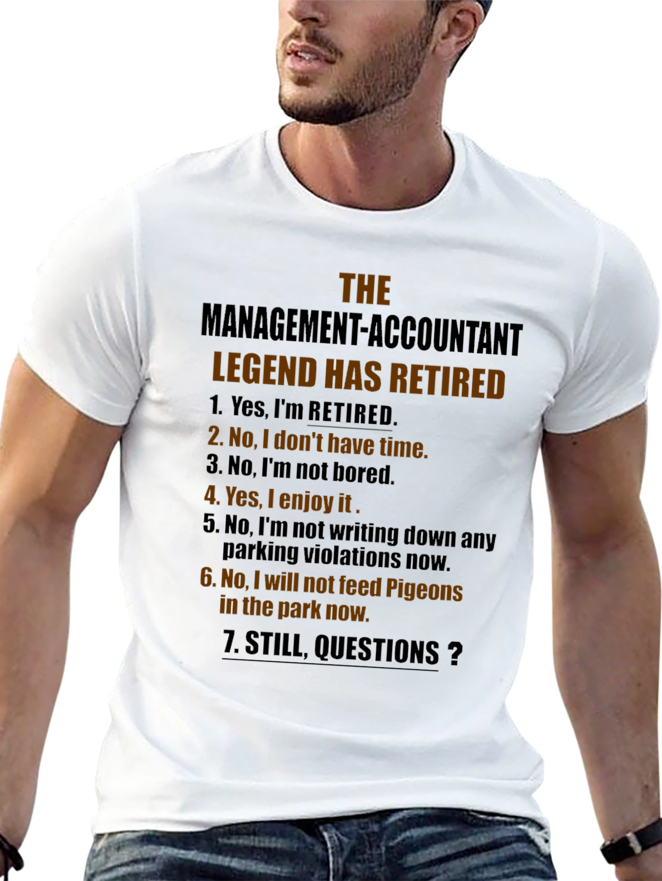 Retired Management Accountant T-Shirt