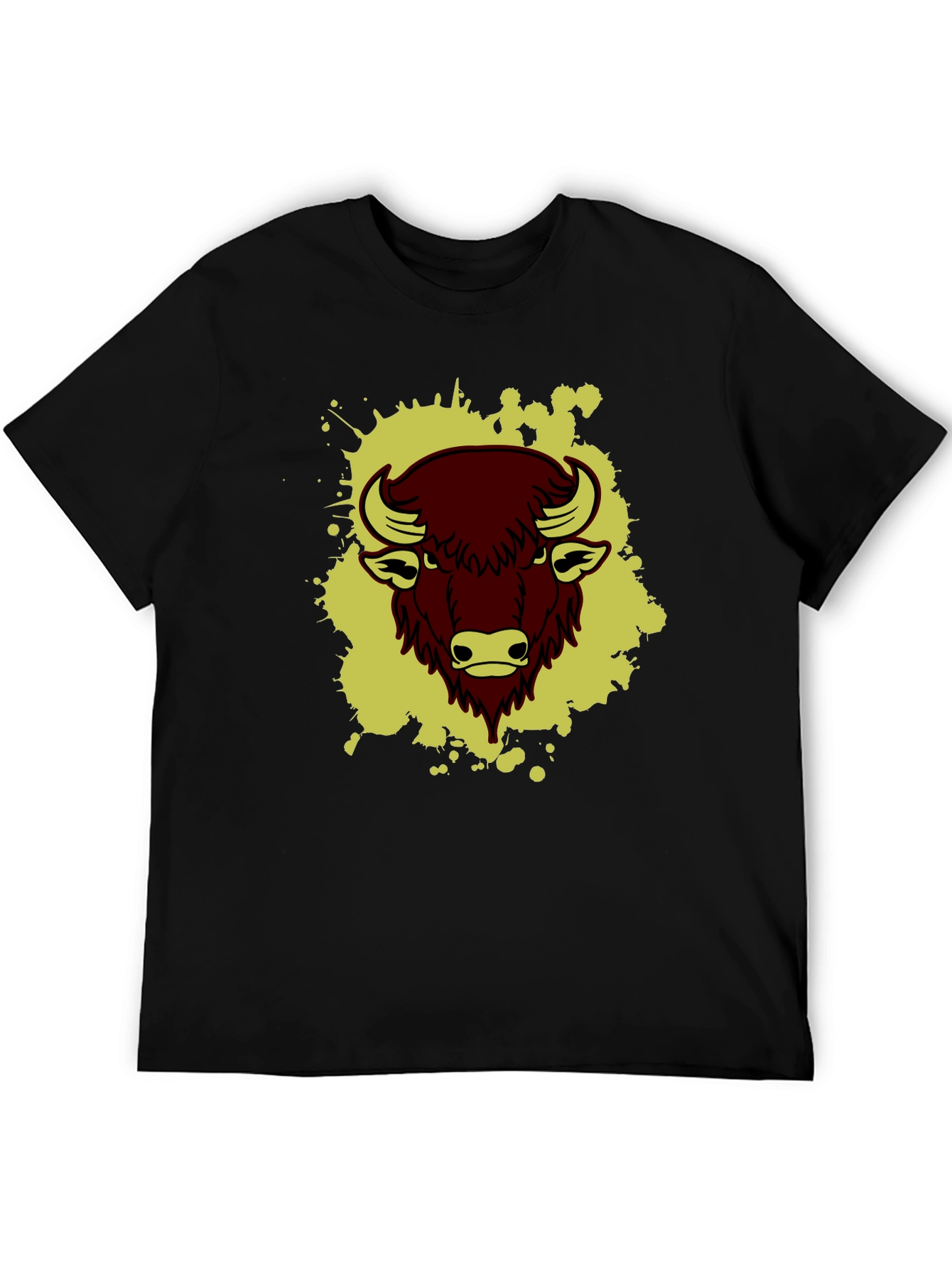 Buffalo Graphic Tee - Bold Style Black T-Shirt