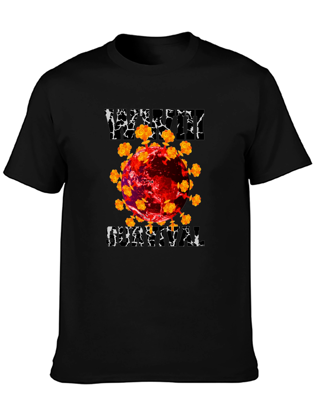 Viral Dystopian Graphic T-Shirt