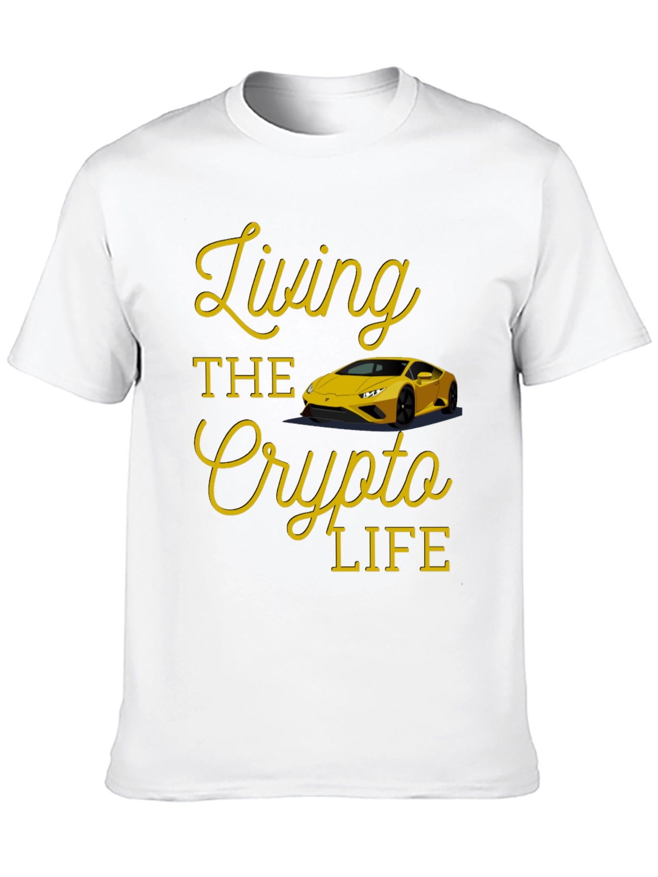 Living the Crypto Life Black T-Shirt