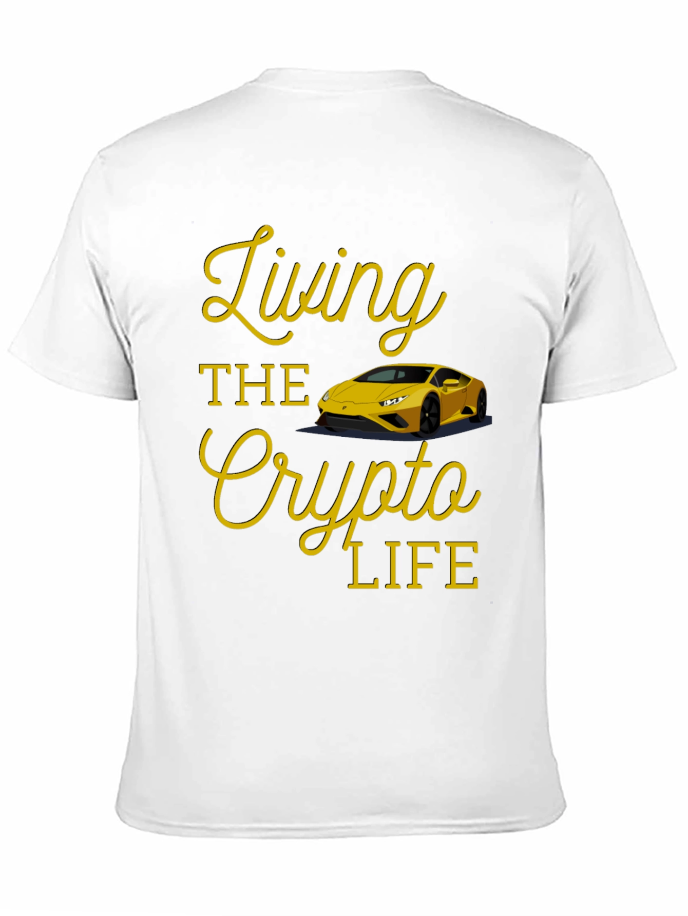 Living the Crypto Life Black T-Shirt