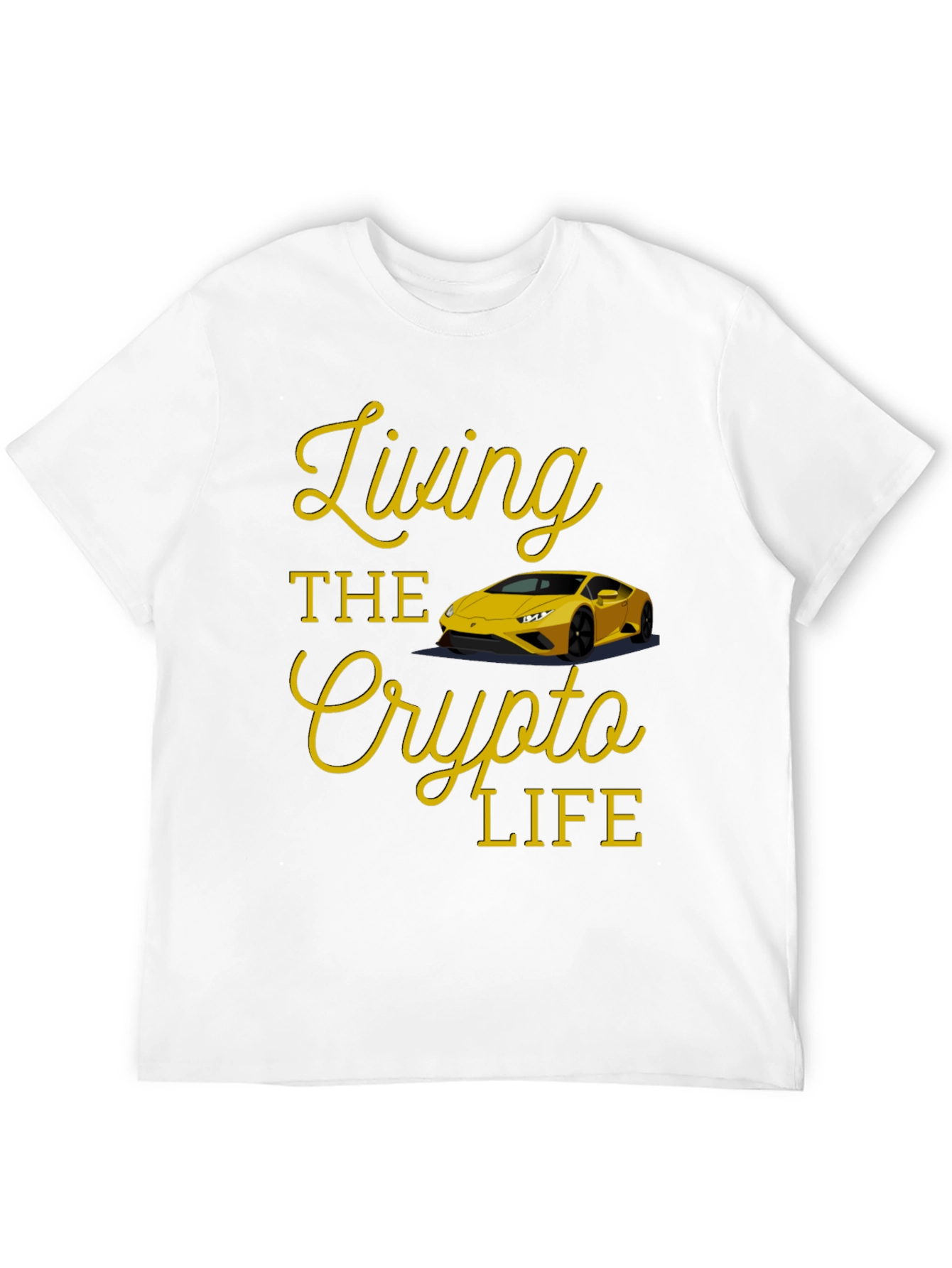 Living the Crypto Life Black T-Shirt