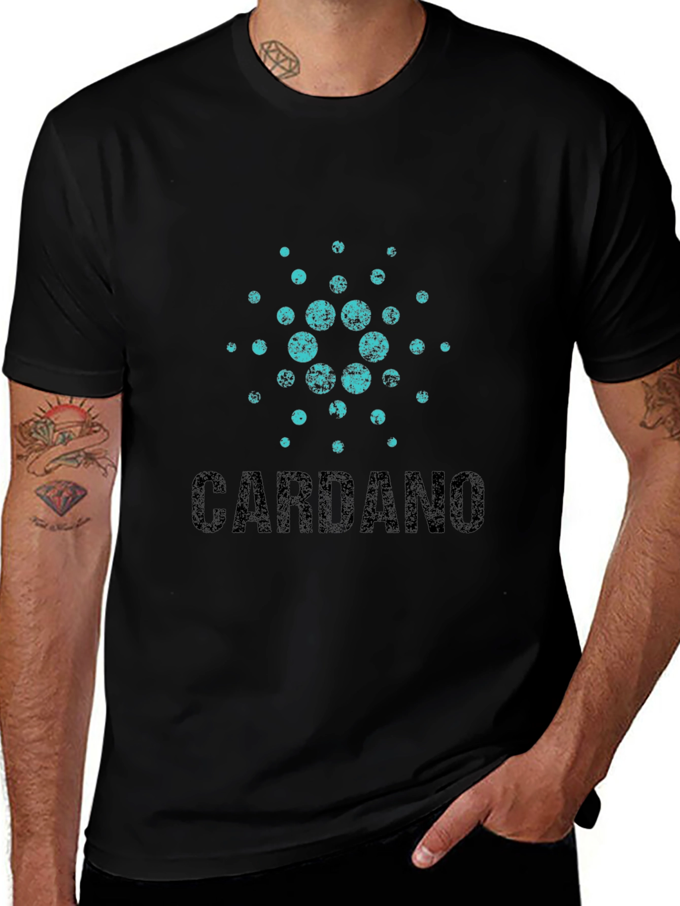 Cardano Logo Black T-Shirt