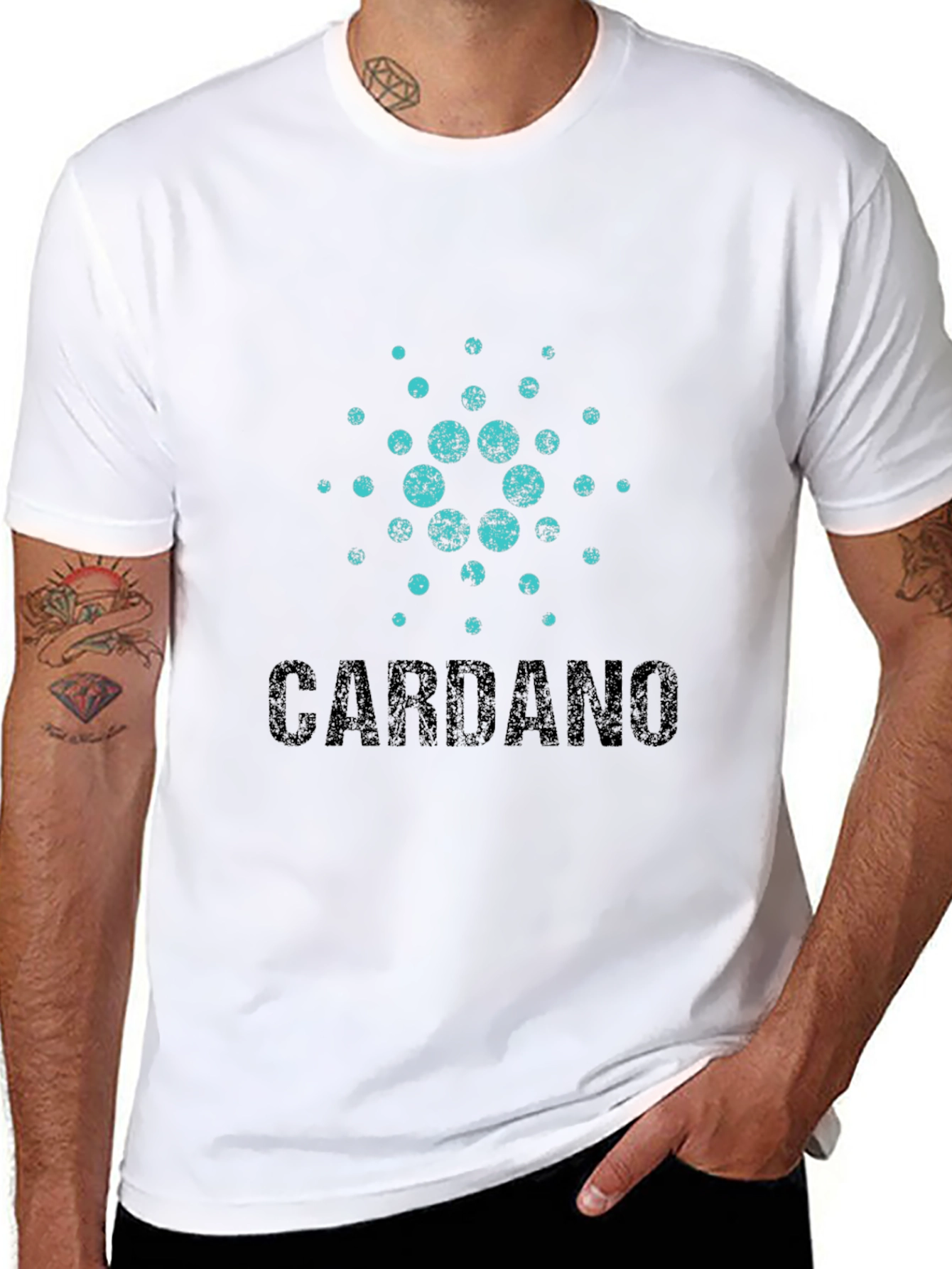 Cardano Logo Black T-Shirt