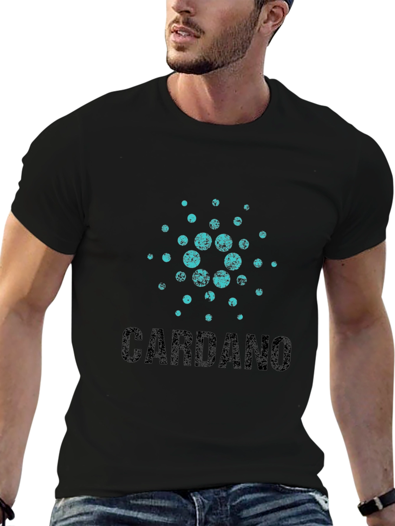 Cardano Logo Black T-Shirt