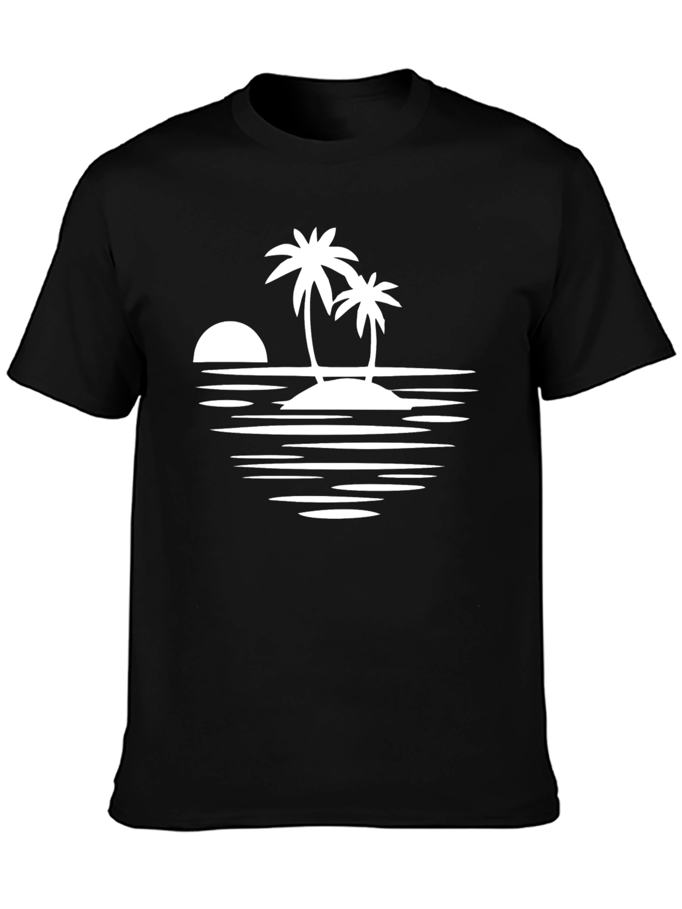 Island Sunset Graphic Tee - Relaxed Fit