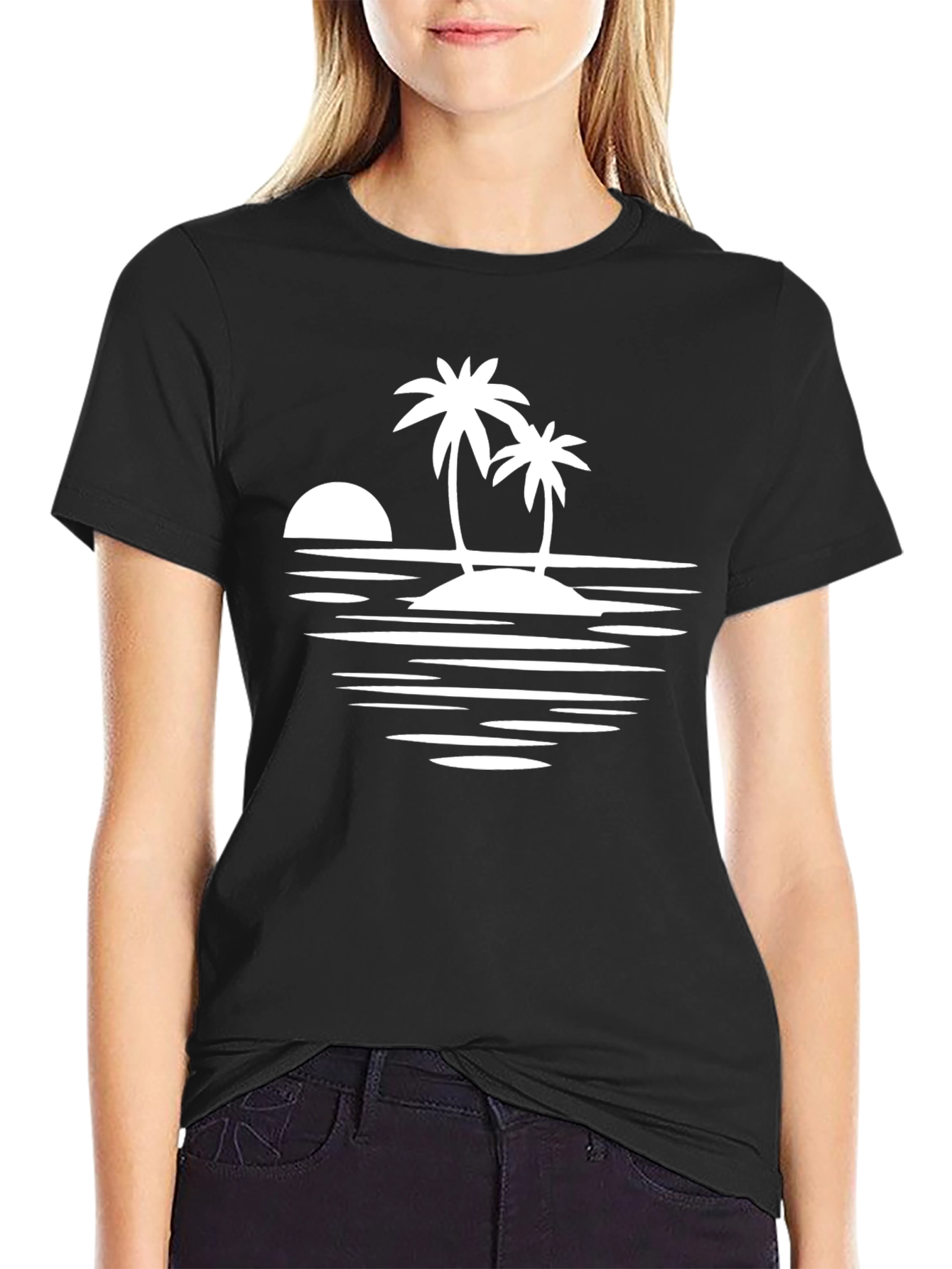 Island Sunset Graphic Tee - Relaxed Fit