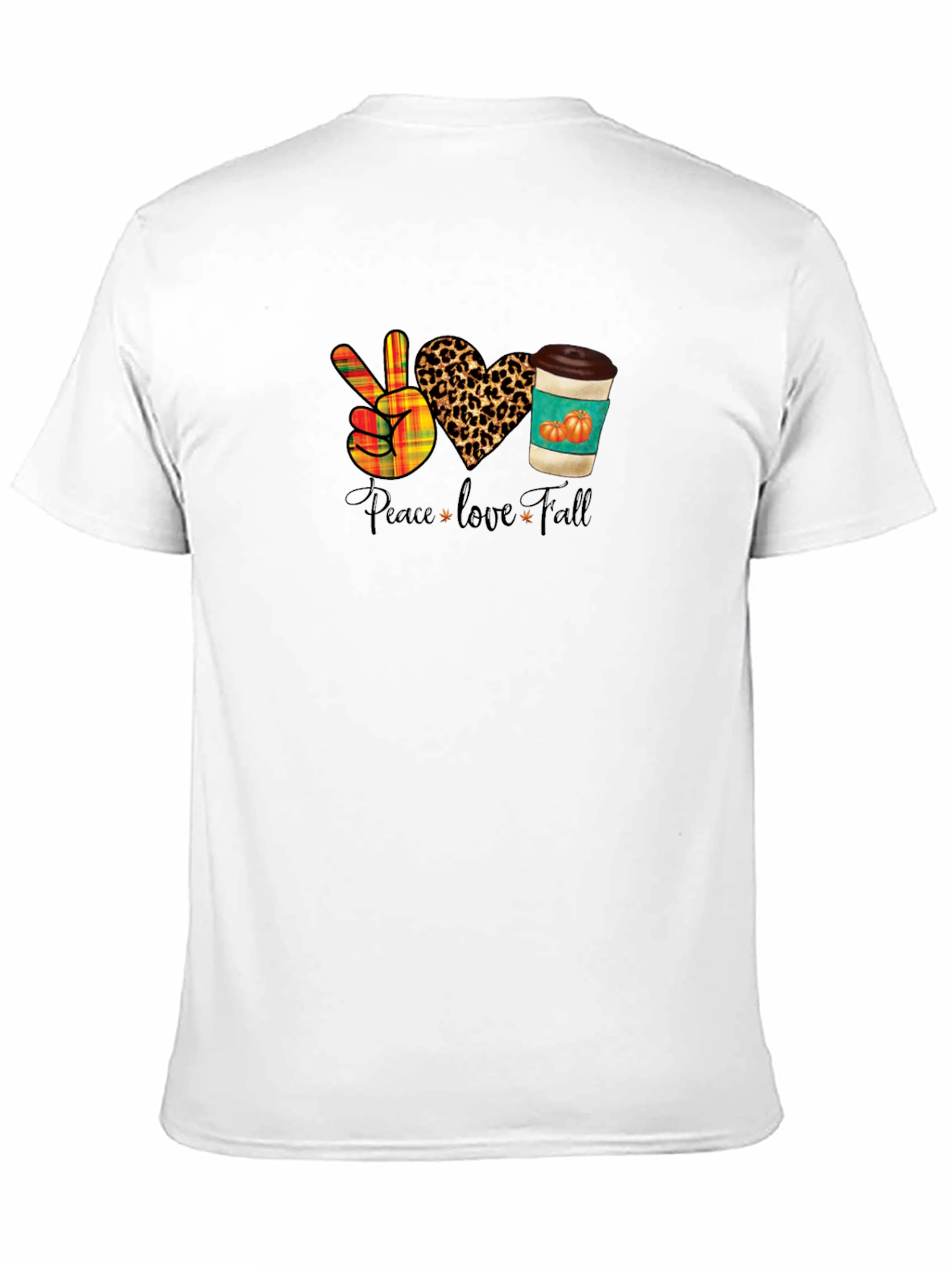 Peace Love Fall Graphic T-Shirt
