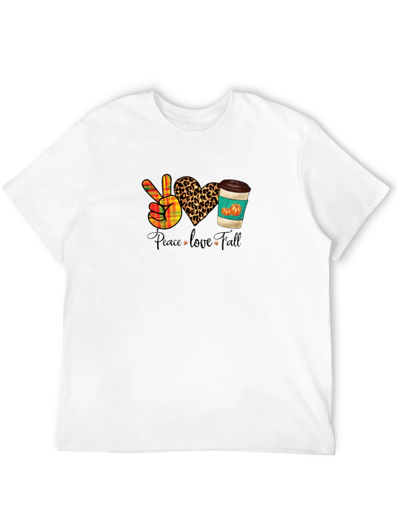 Peace Love Fall Graphic T-Shirt