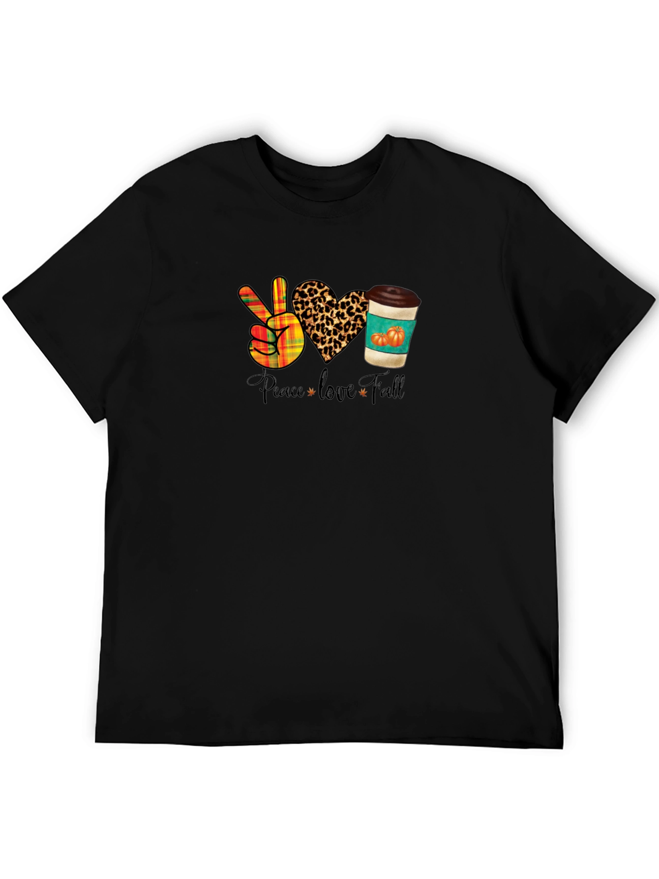 Peace Love Fall Graphic T-Shirt