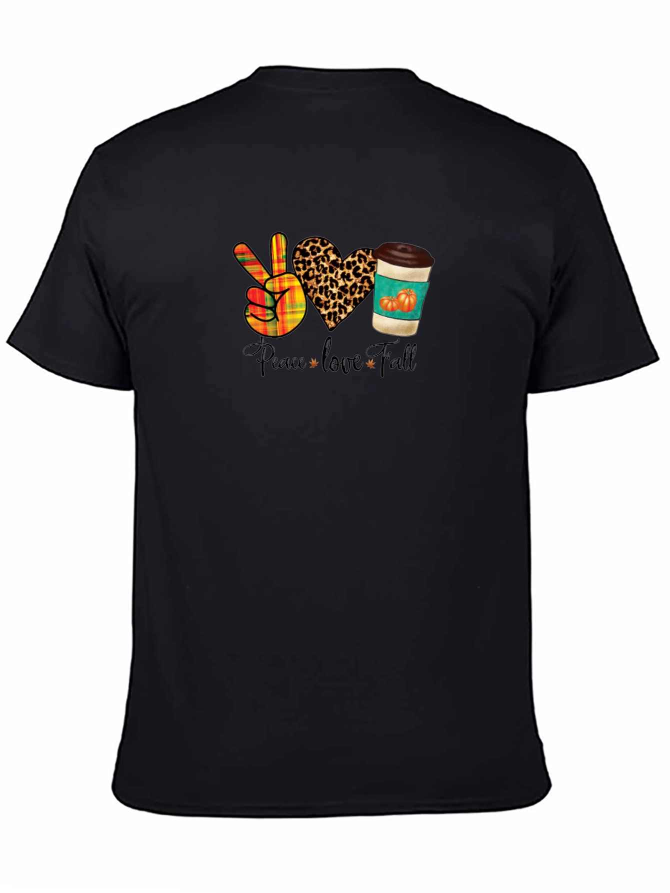 Peace Love Fall Graphic T-Shirt