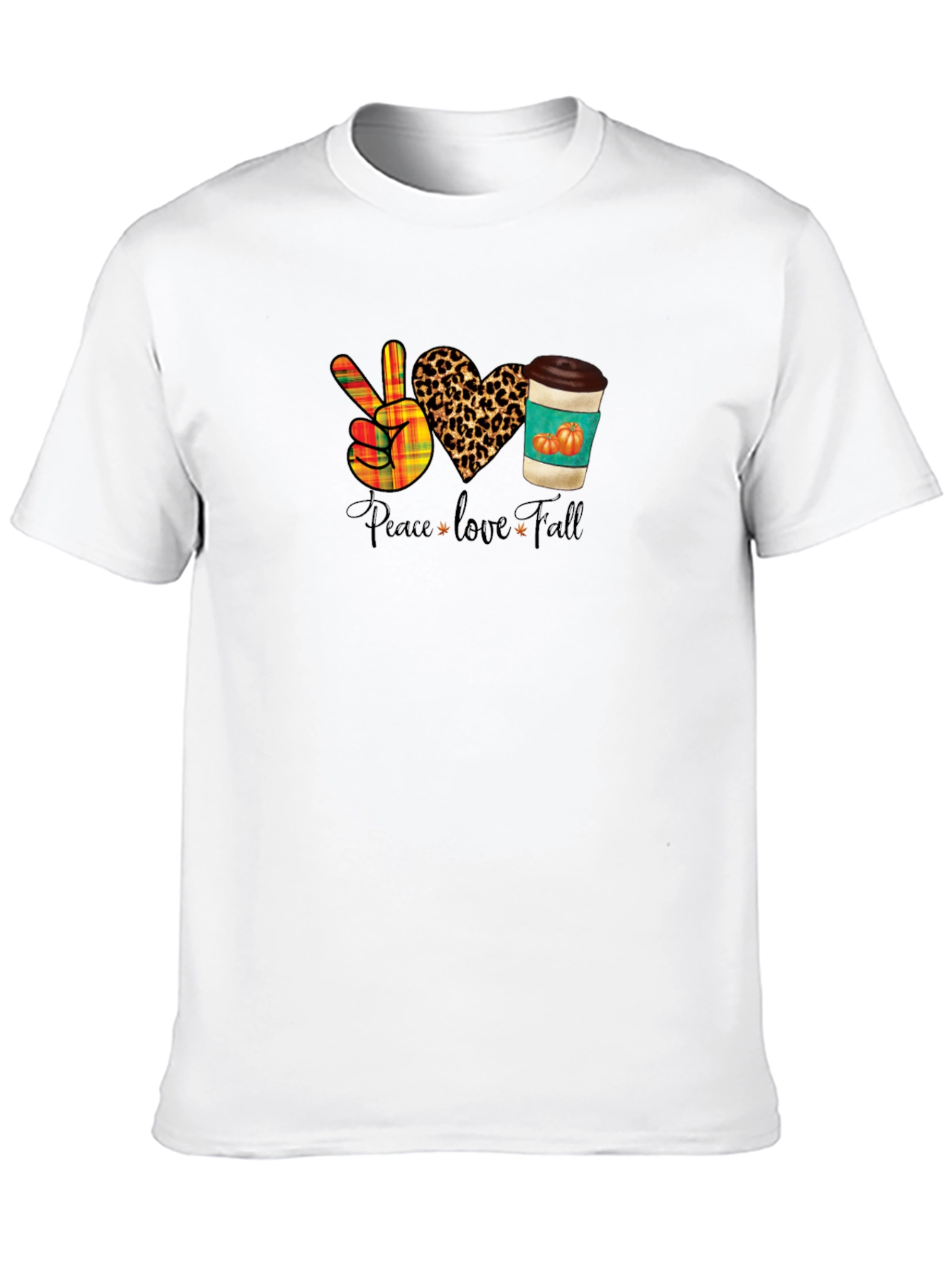 Peace Love Fall Graphic T-Shirt