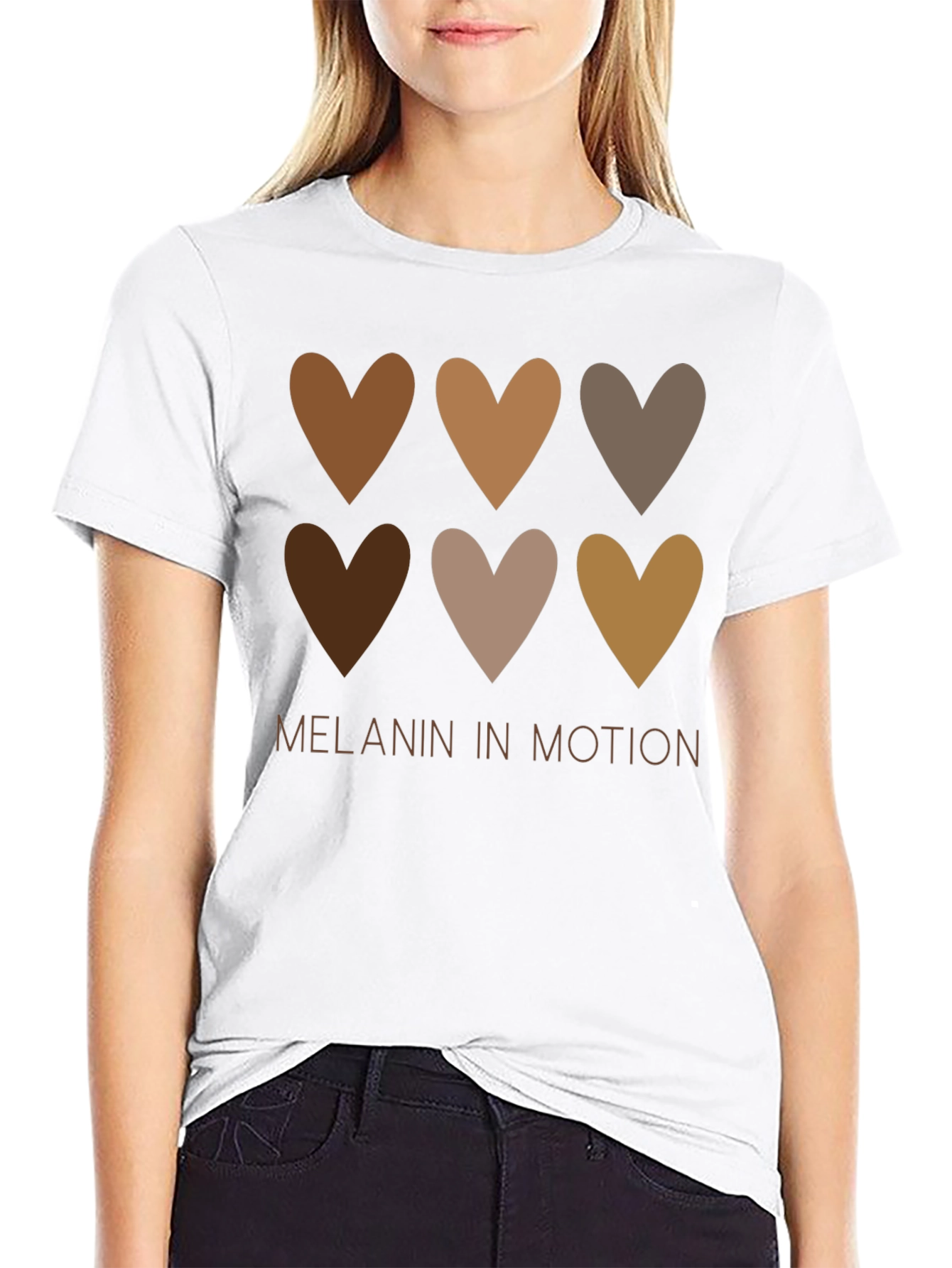 Melanin in Motion Graphic Tee - Black