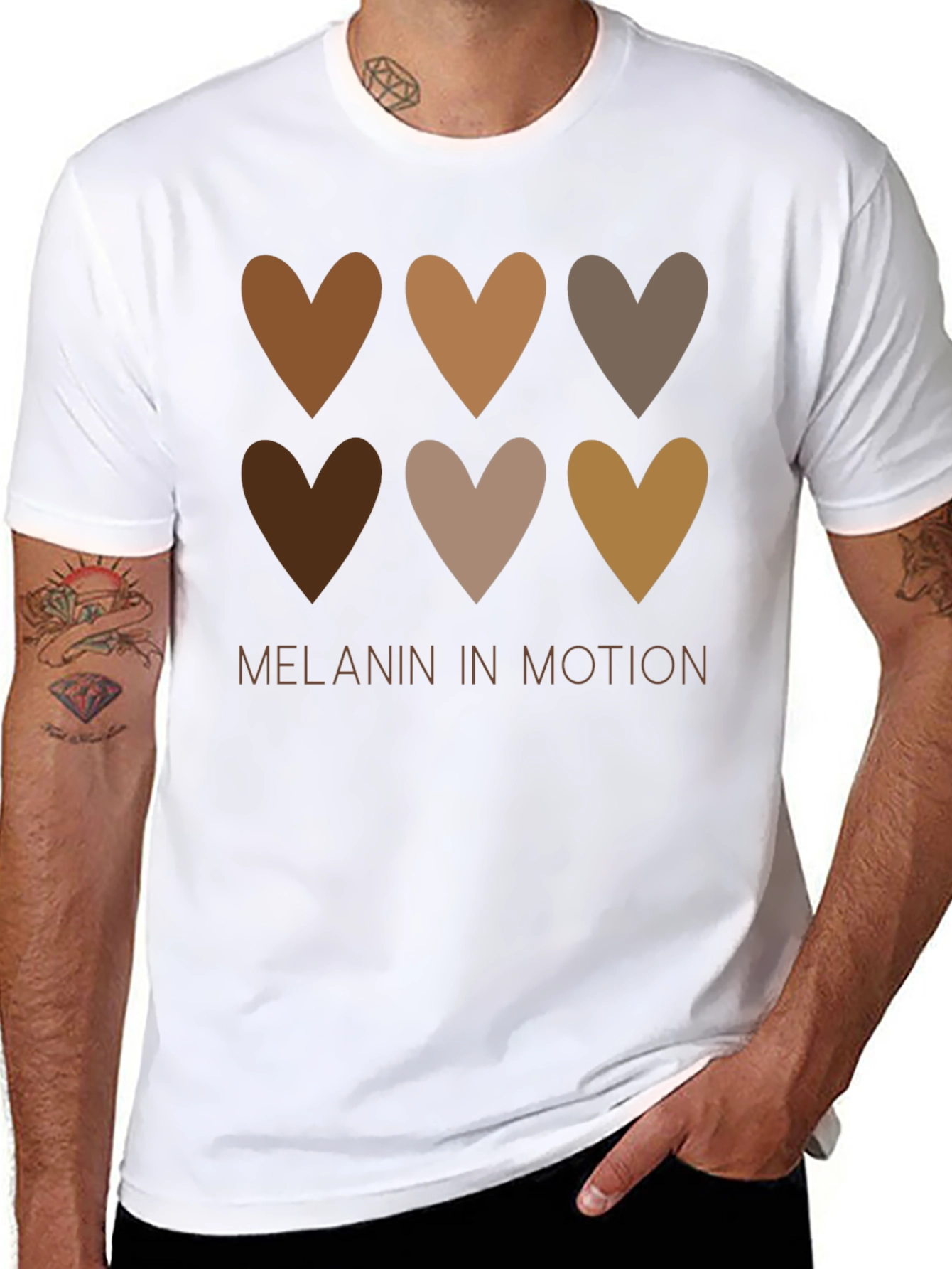 Melanin in Motion Graphic Tee - Black