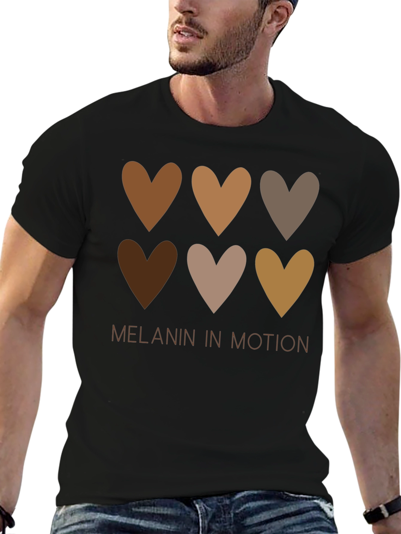 Melanin in Motion Graphic Tee - Black