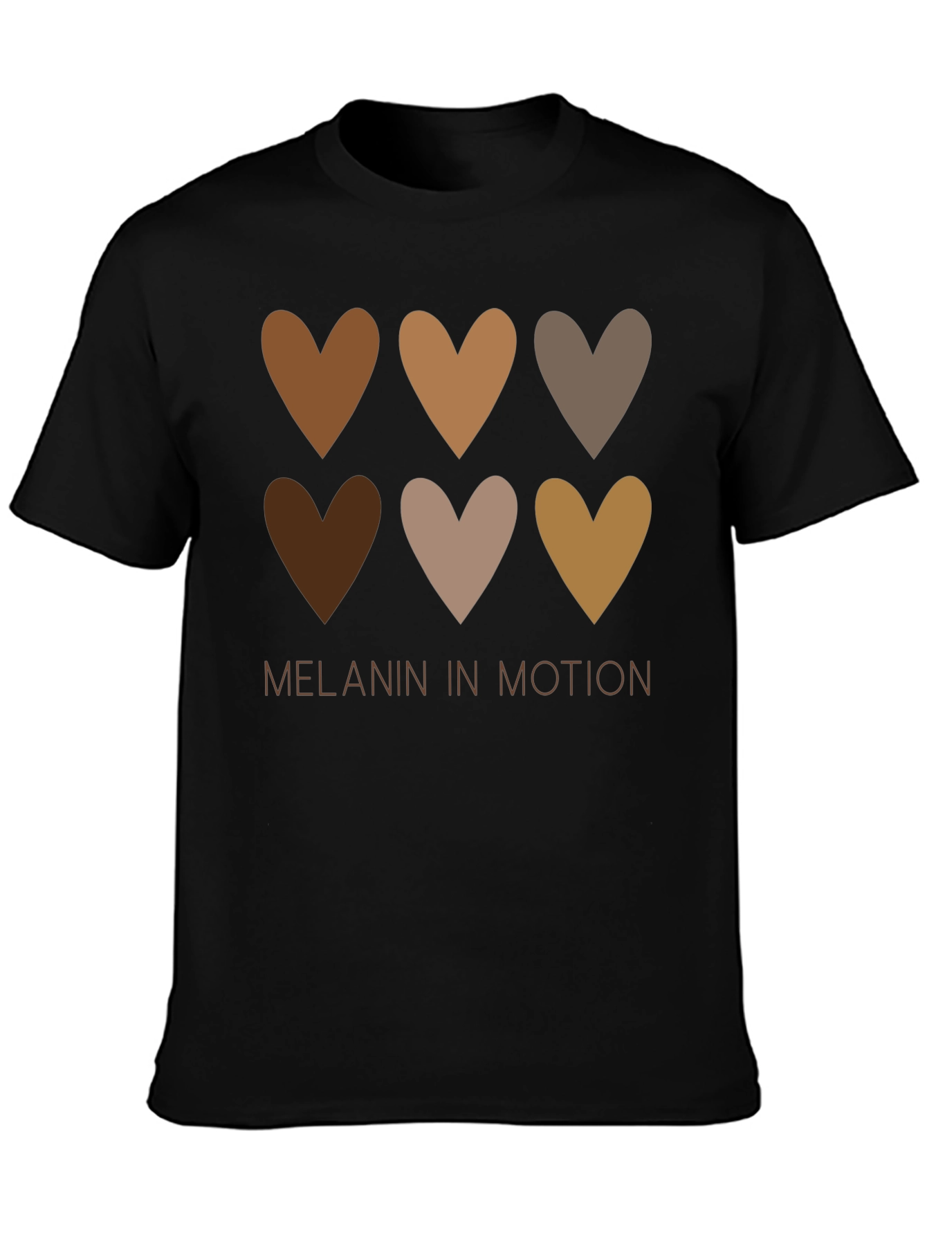 Melanin in Motion Graphic Tee - Black