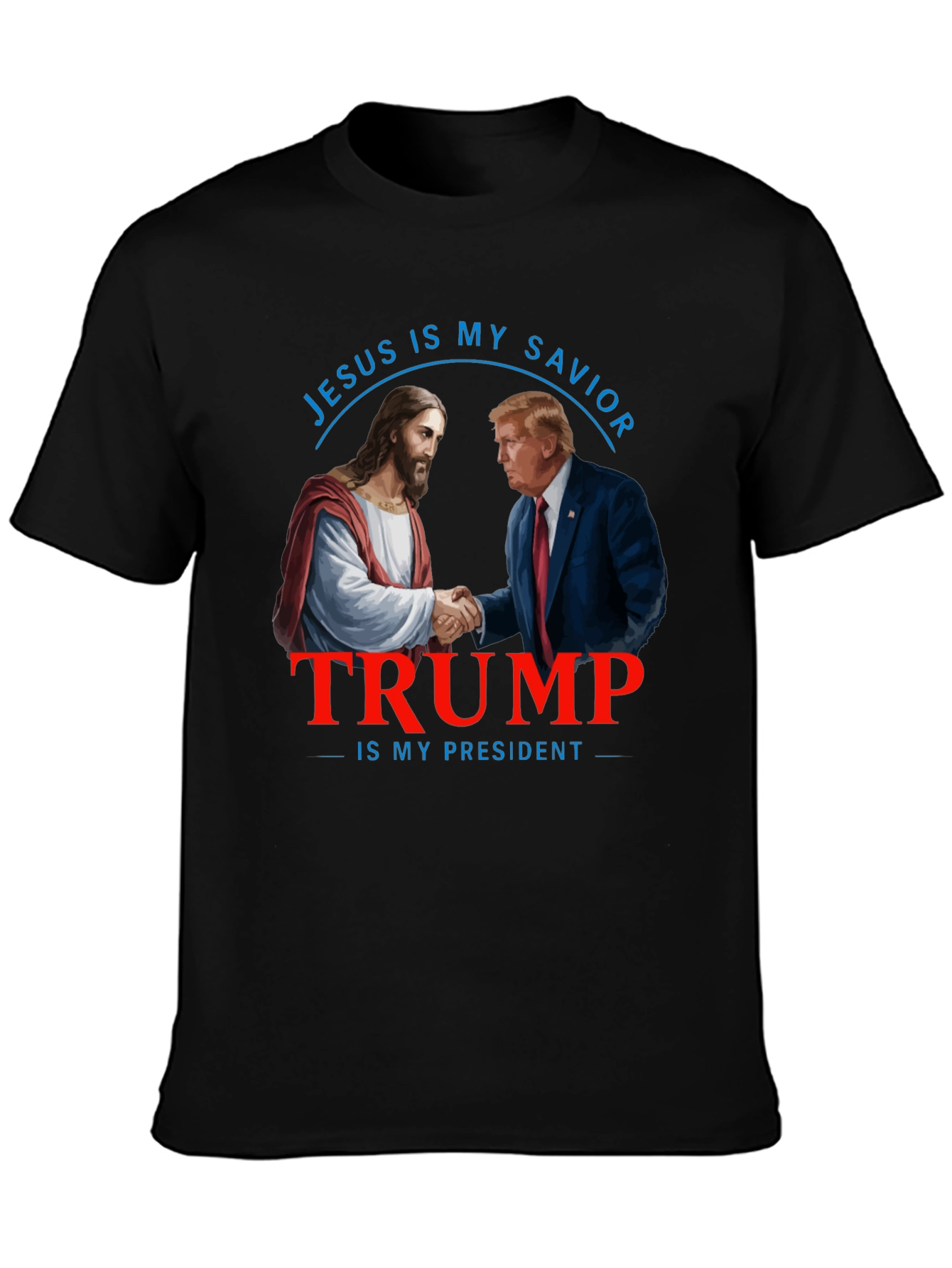 Jesus & Trump T-Shirt: Savior and President